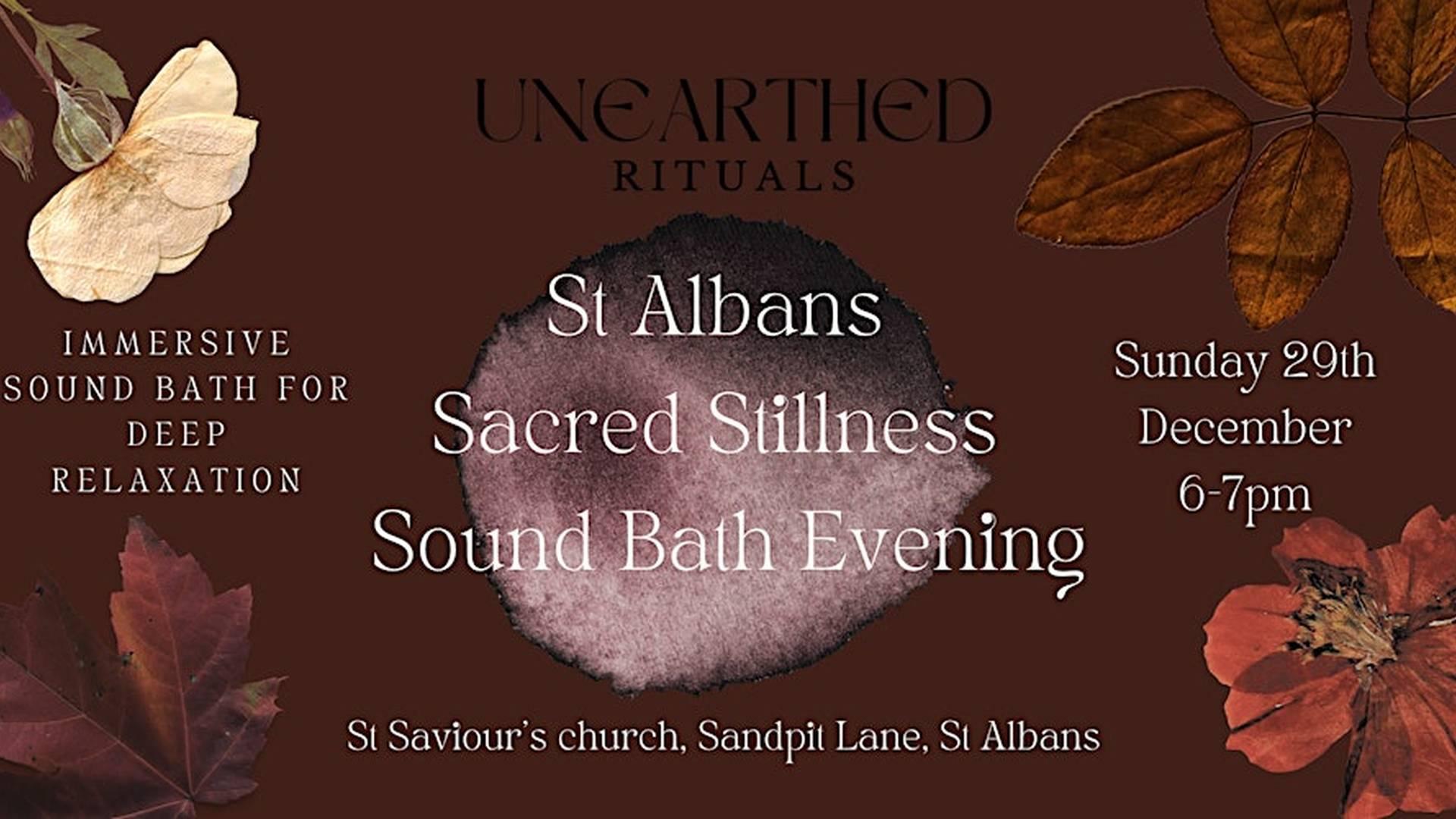 St Albans Sacred Stillness Soundbath Evening photo