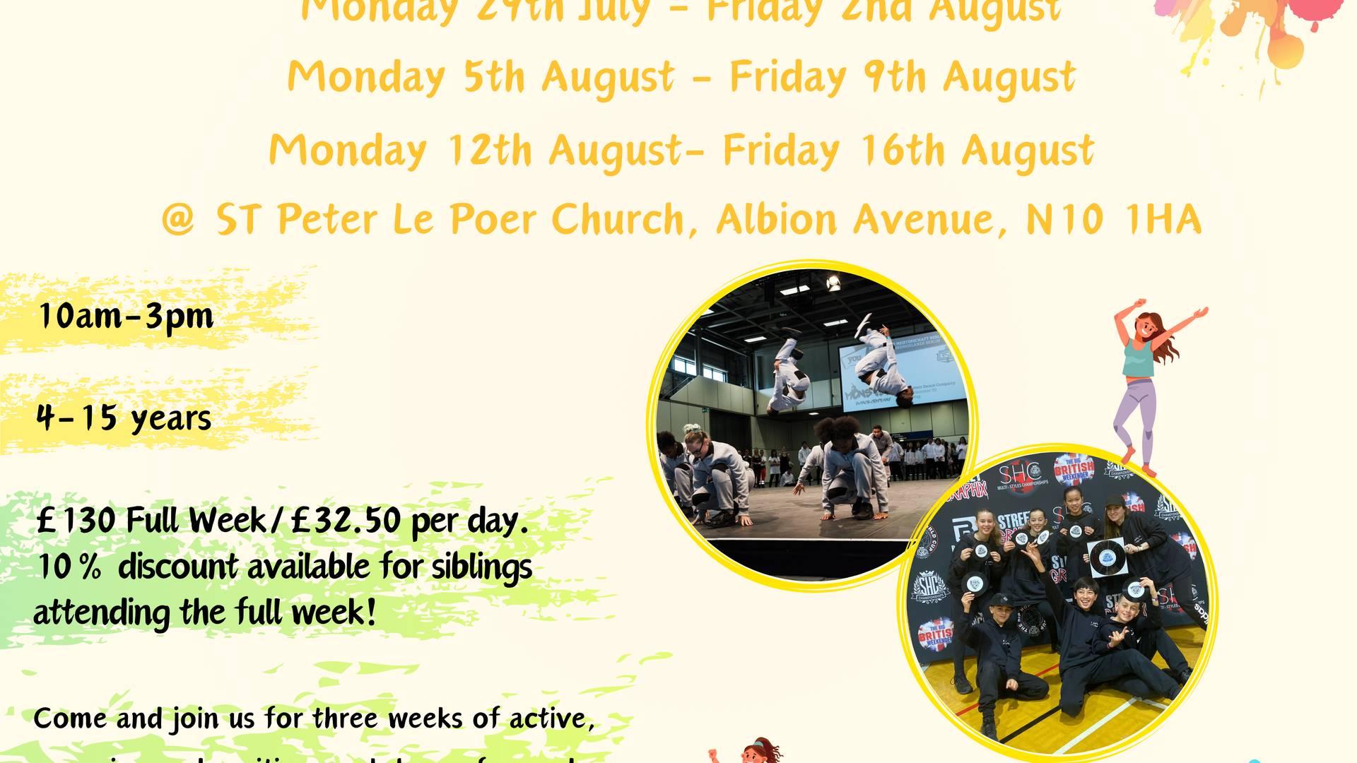 Street/Hip-Hop, Break Dance & Gymnastics Camps photo