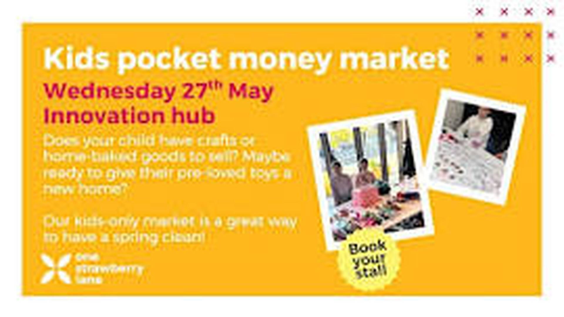 Kids pocket money market photo