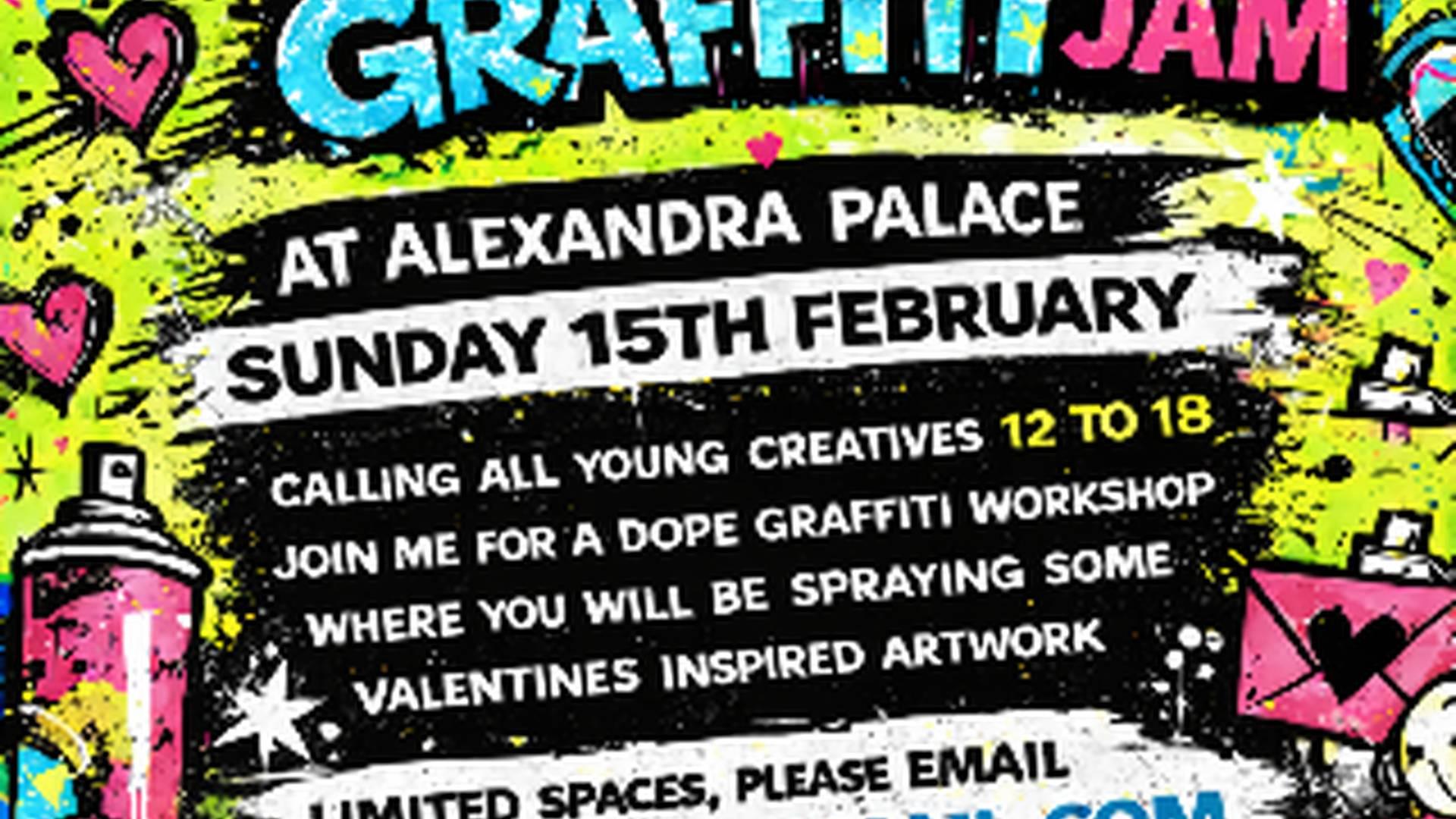 Valentine’s graffiti jam photo