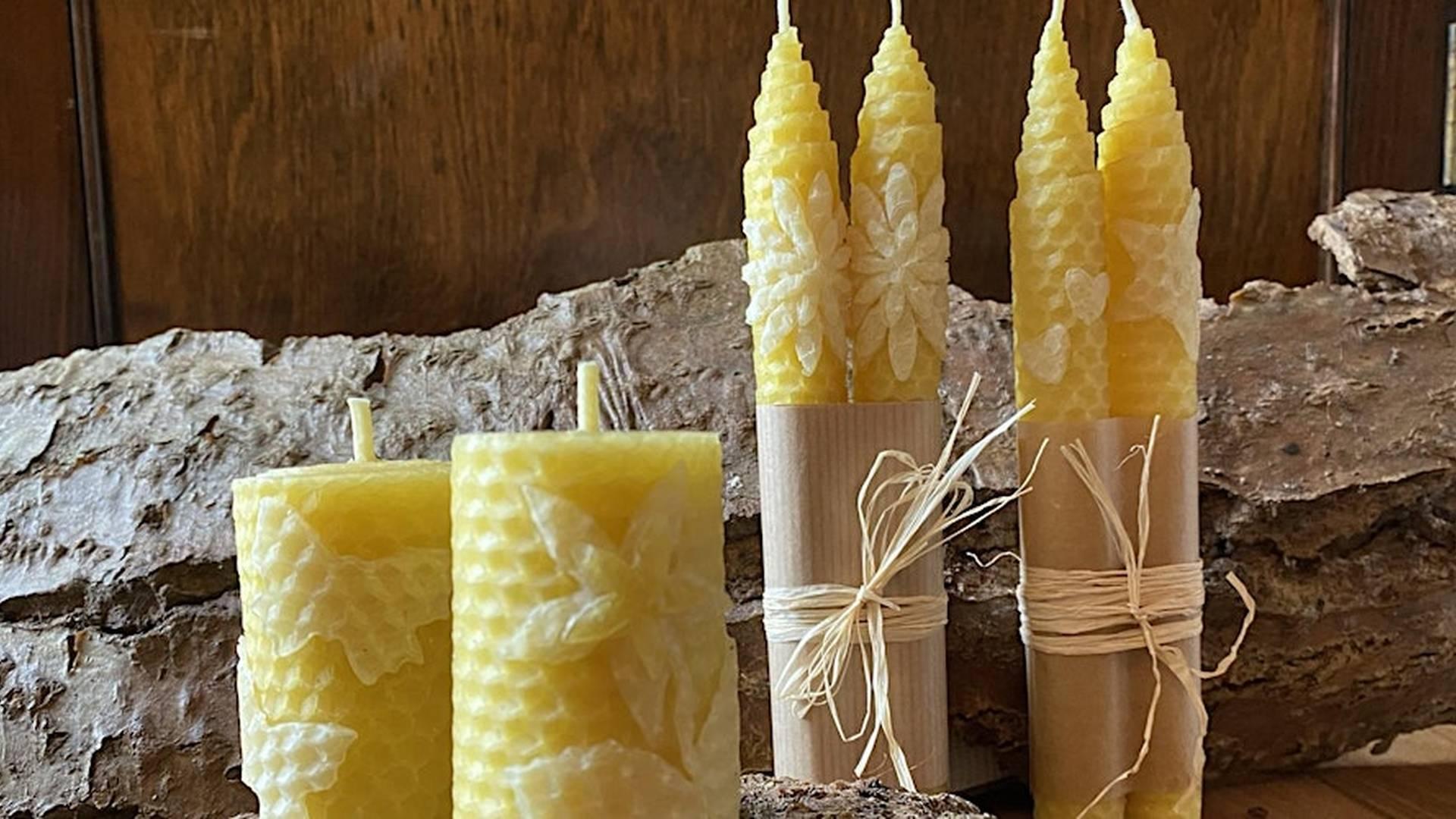Beeswax Candle Making photo