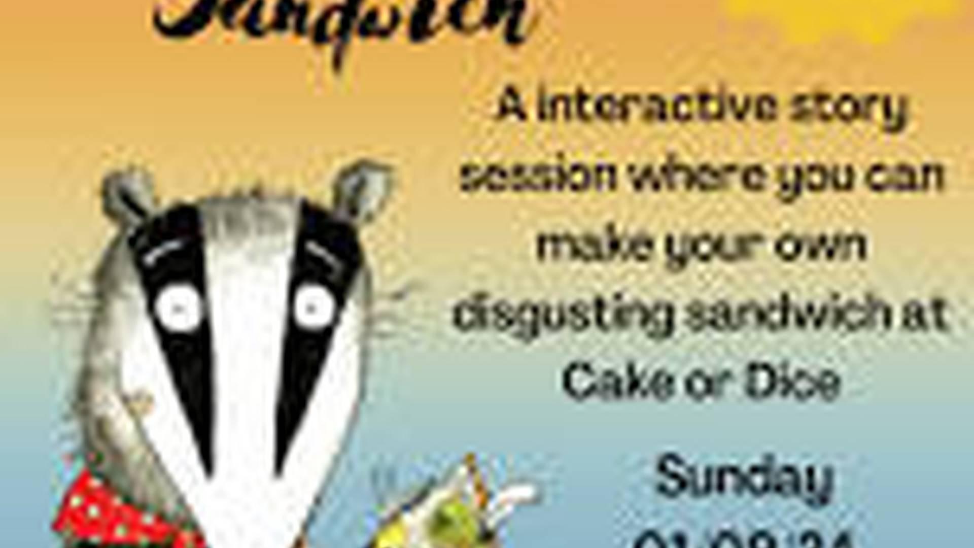 The Disgusting Sandwich Interactive Story Session photo