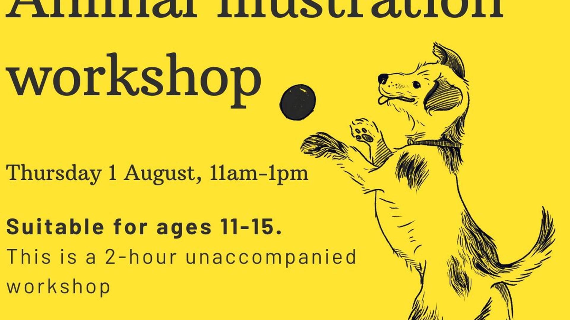 Drawing Dickens: Animal illustration workshop photo
