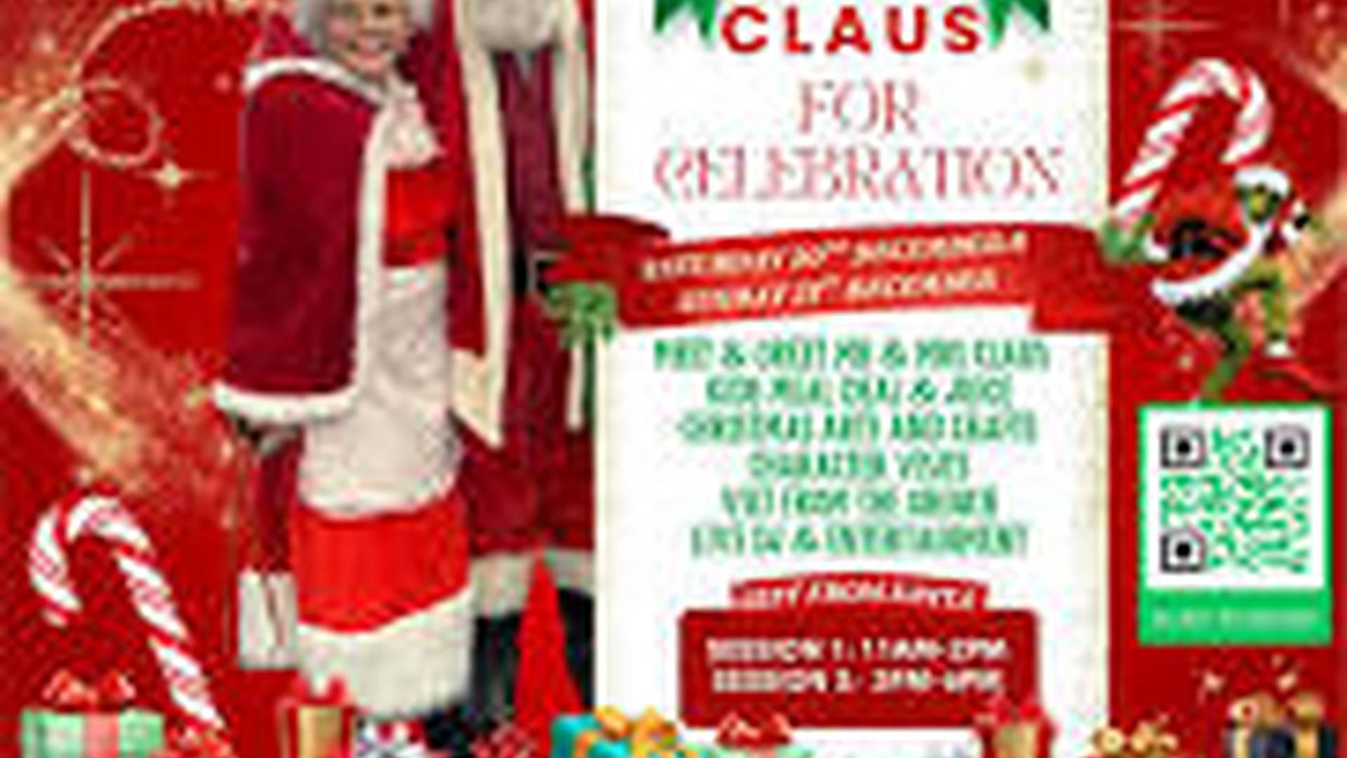 CLAUS FOR CELEBRATION SESSION 2 - 3pm to 6pm photo