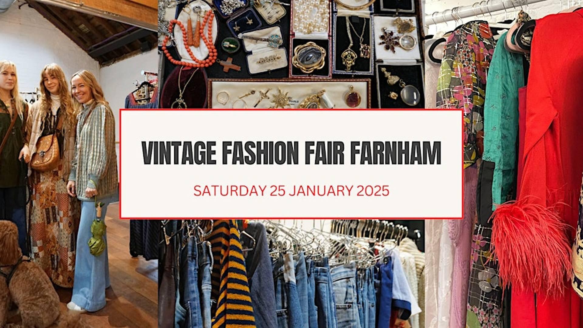 Vintage Fashion Fair Farnham January  2025 photo