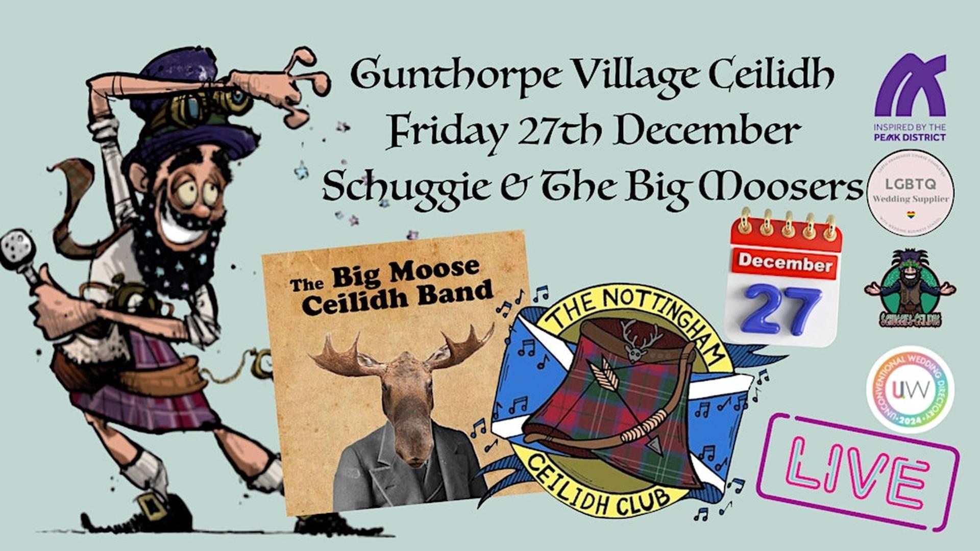 The Big Moose Ceilidh at the Gunthorpe Village Hall photo