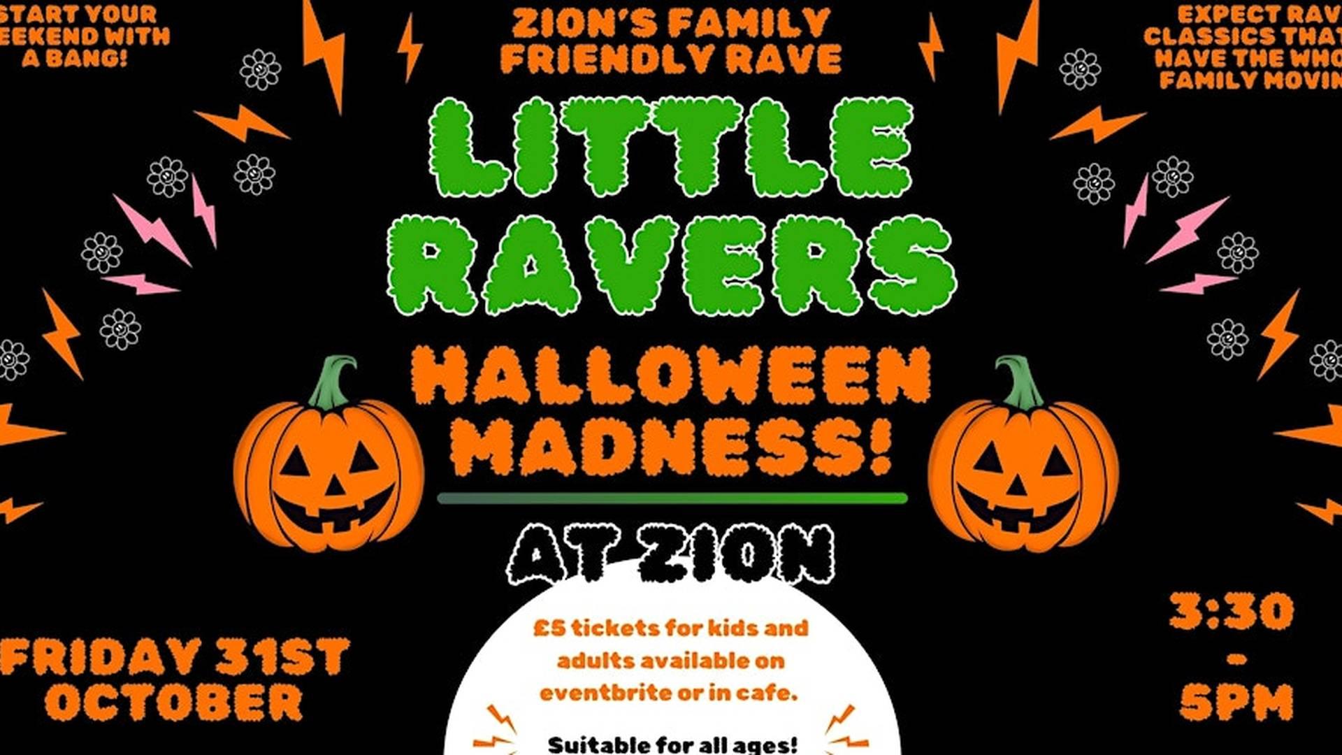 Little Ravers: Halloween Madness at Zion! photo