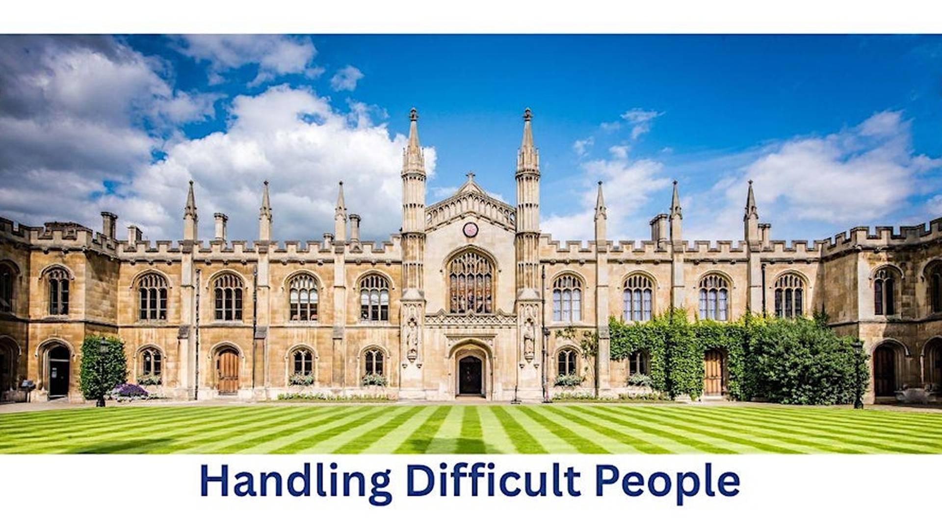Handling Difficult People and Situations photo