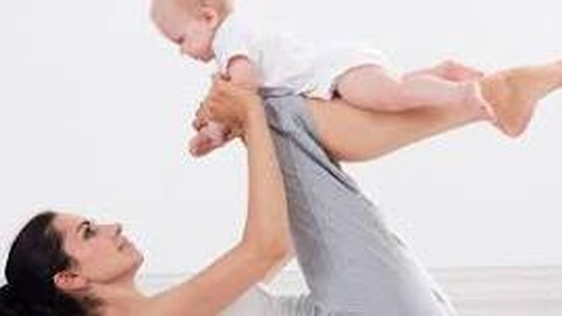 Baby Yoga, Clydebank Library, Fridays, 12.30 ... photo