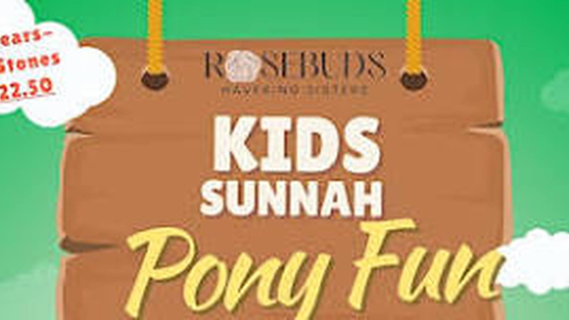 Kids Sunnah Pony Fun photo