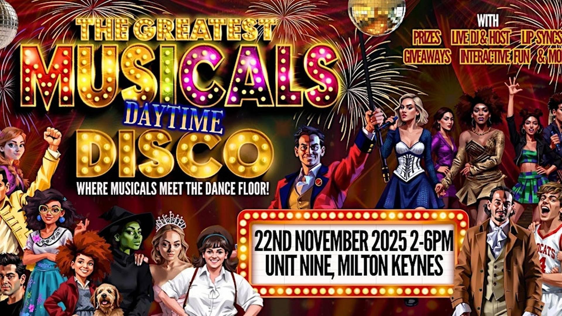 The Greatest MUSICALS Daytime Disco - Milton Keynes photo
