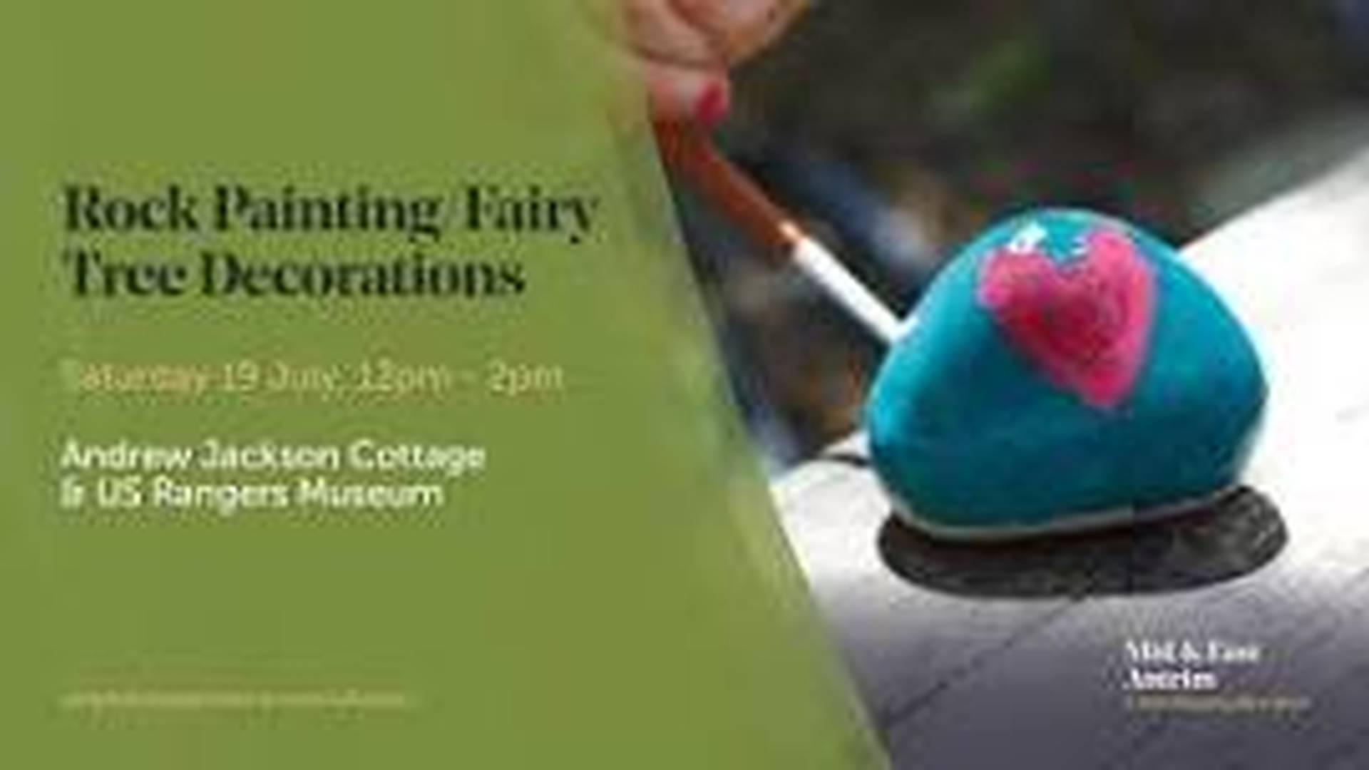 Children's Crafts: Rock Painting / Fairy Tree Decorations photo