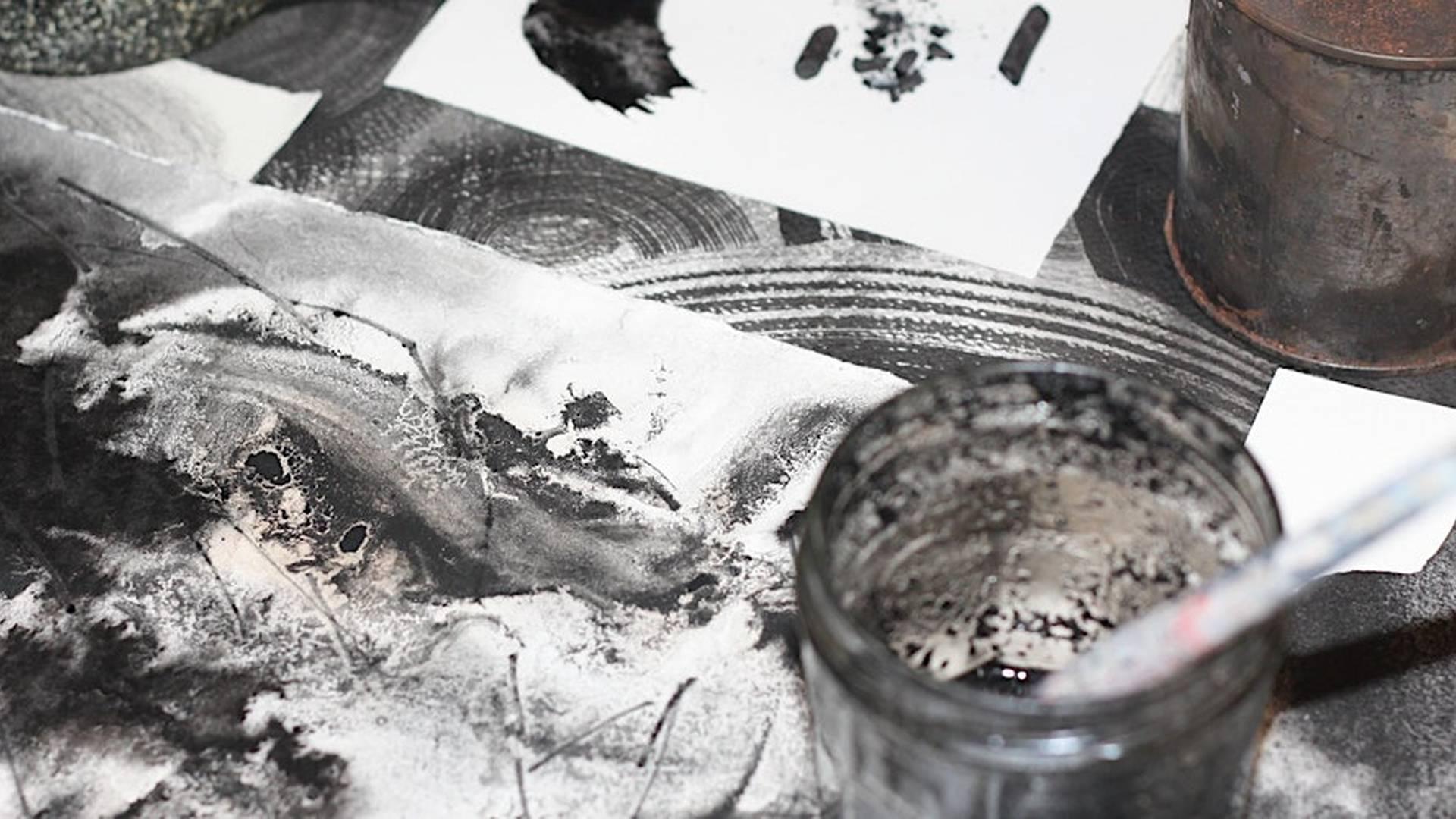 Carbon Black Ink Making and Drawing Workshop photo