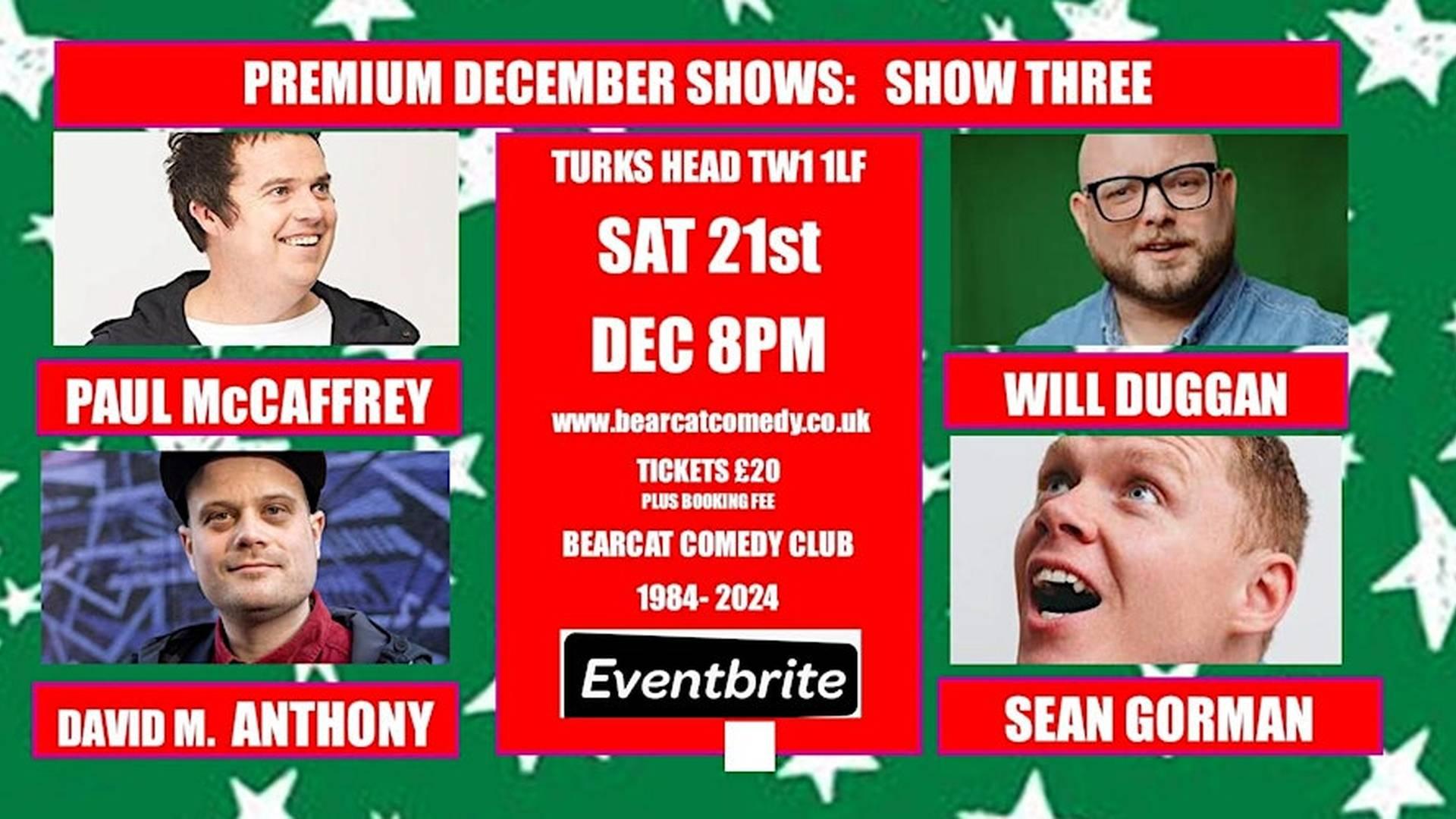 Bearcat Comedy Premium Saturday  21st December photo