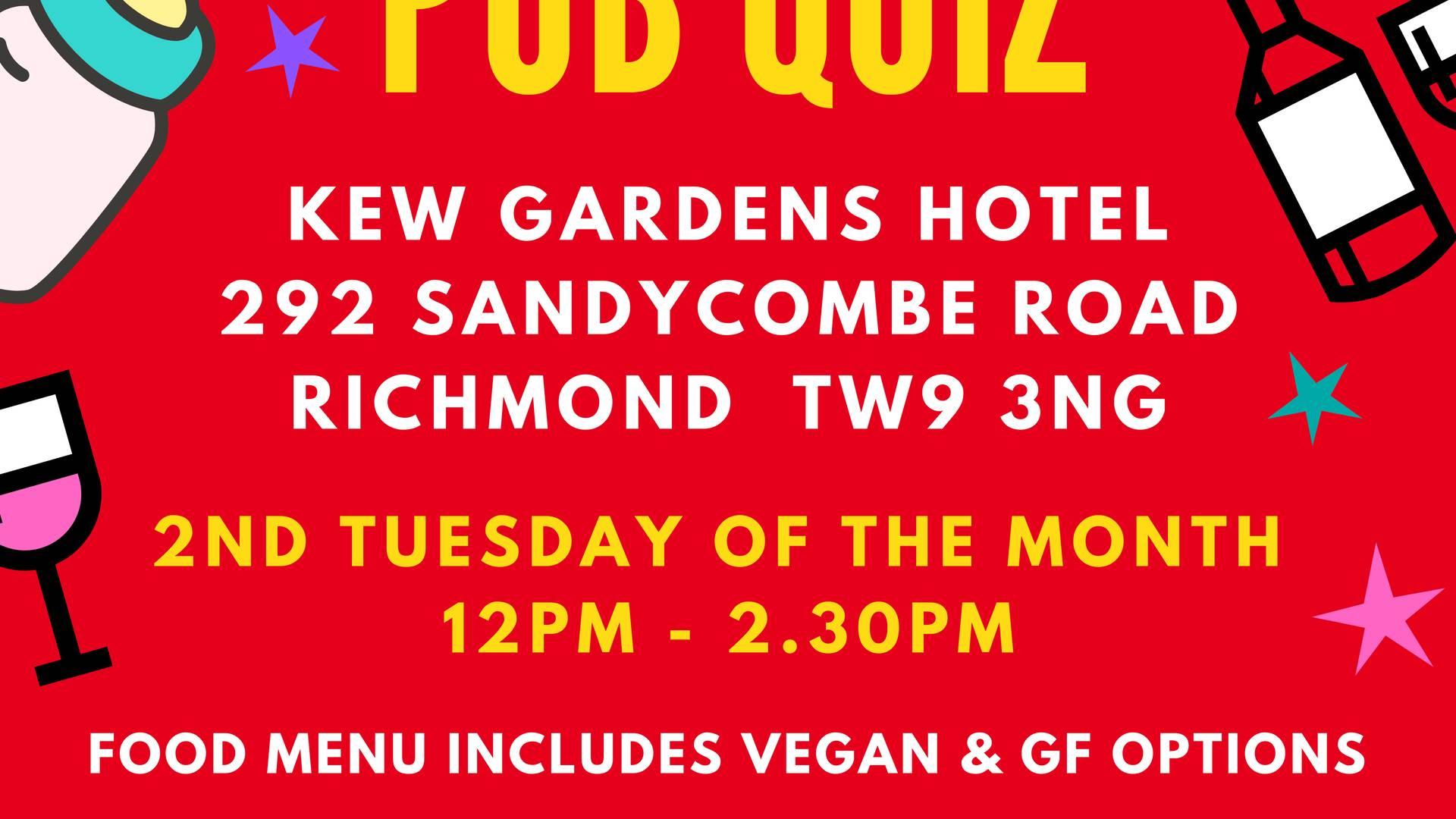 Bring Your Baby Pub Quiz @ Kew Gardens Hotel, Kew, Richmond-upon-Thames photo