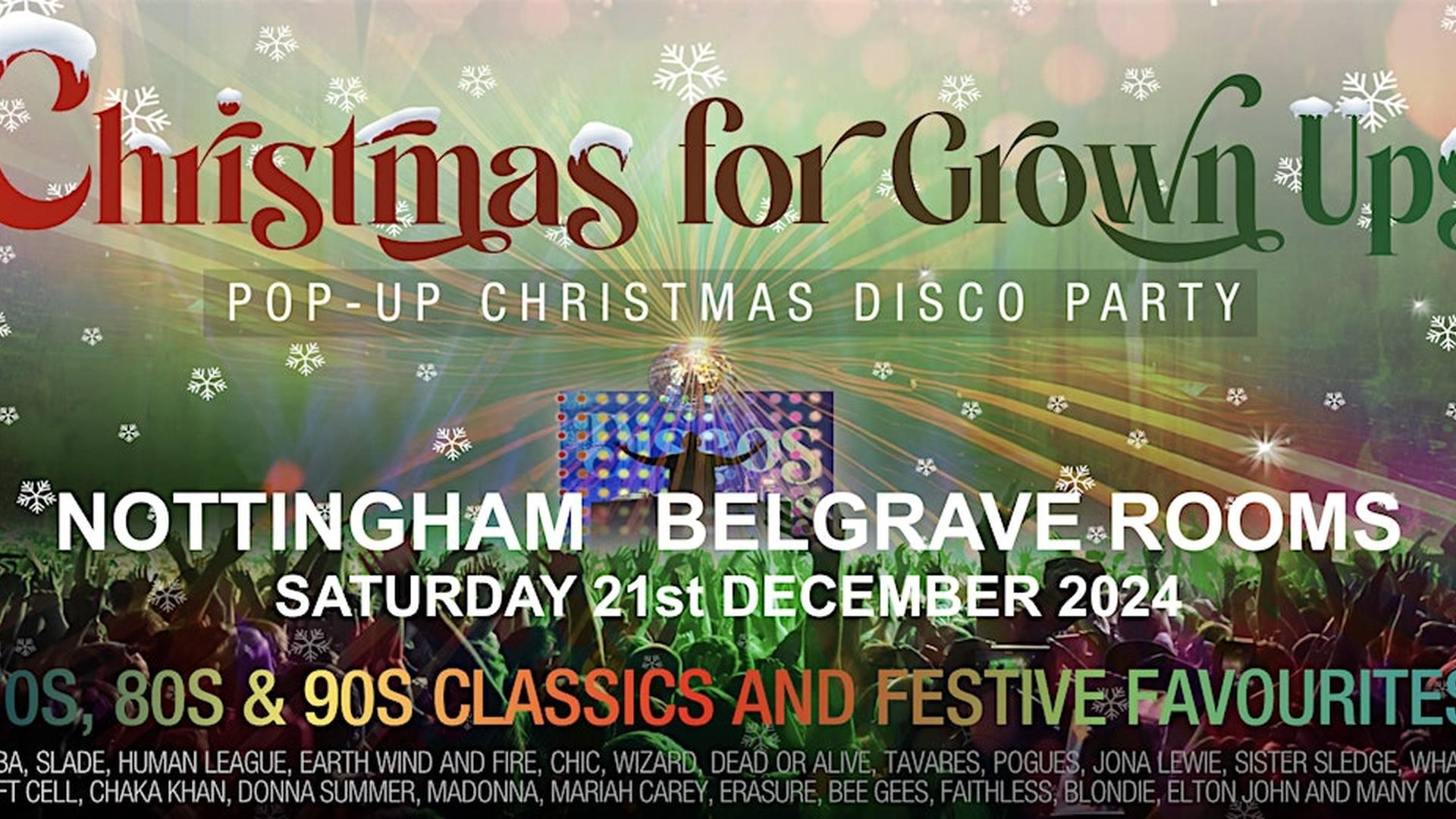 NOTTINGHAM - DISCOS for GROWN UPS CHRISTMAS PARTY! photo