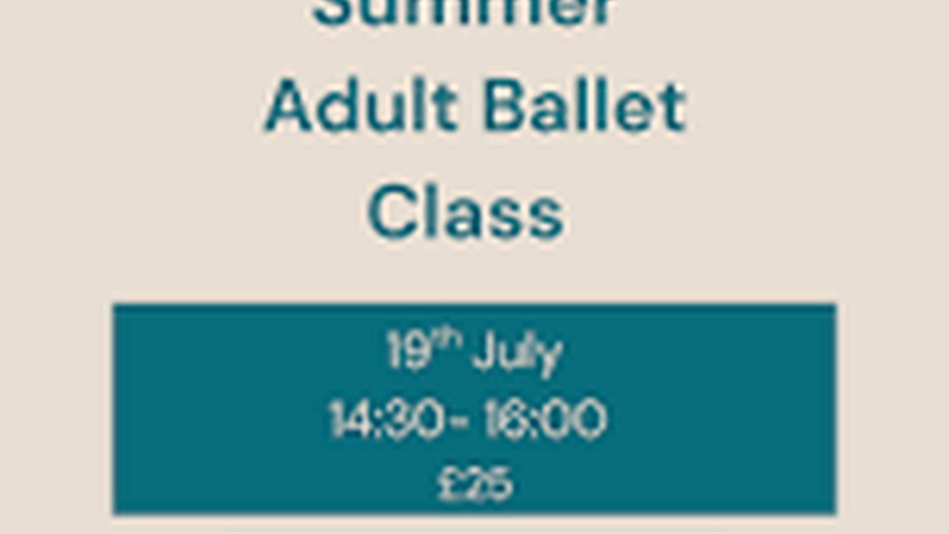 Adult Ballet AGES 20+ photo
