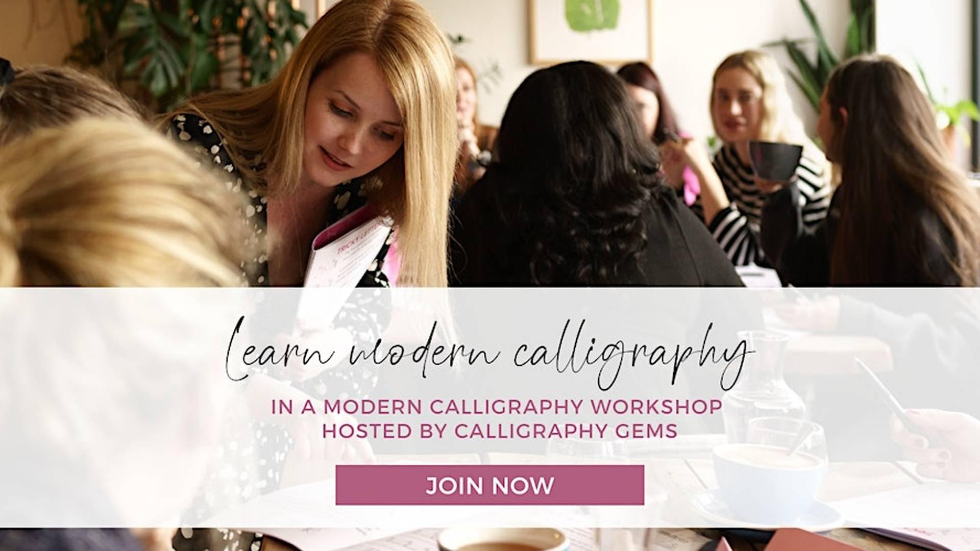 Modern Calligraphy Workshop - Art Class photo