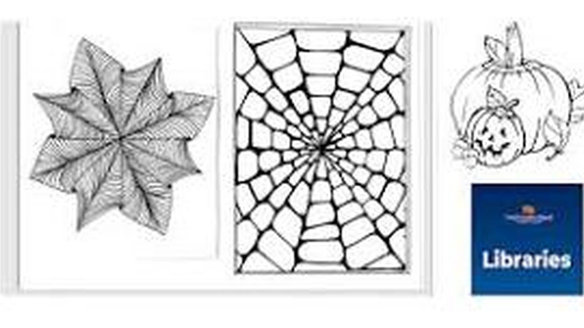 Bedlington Library - Halloween Zentangle for Kids photo