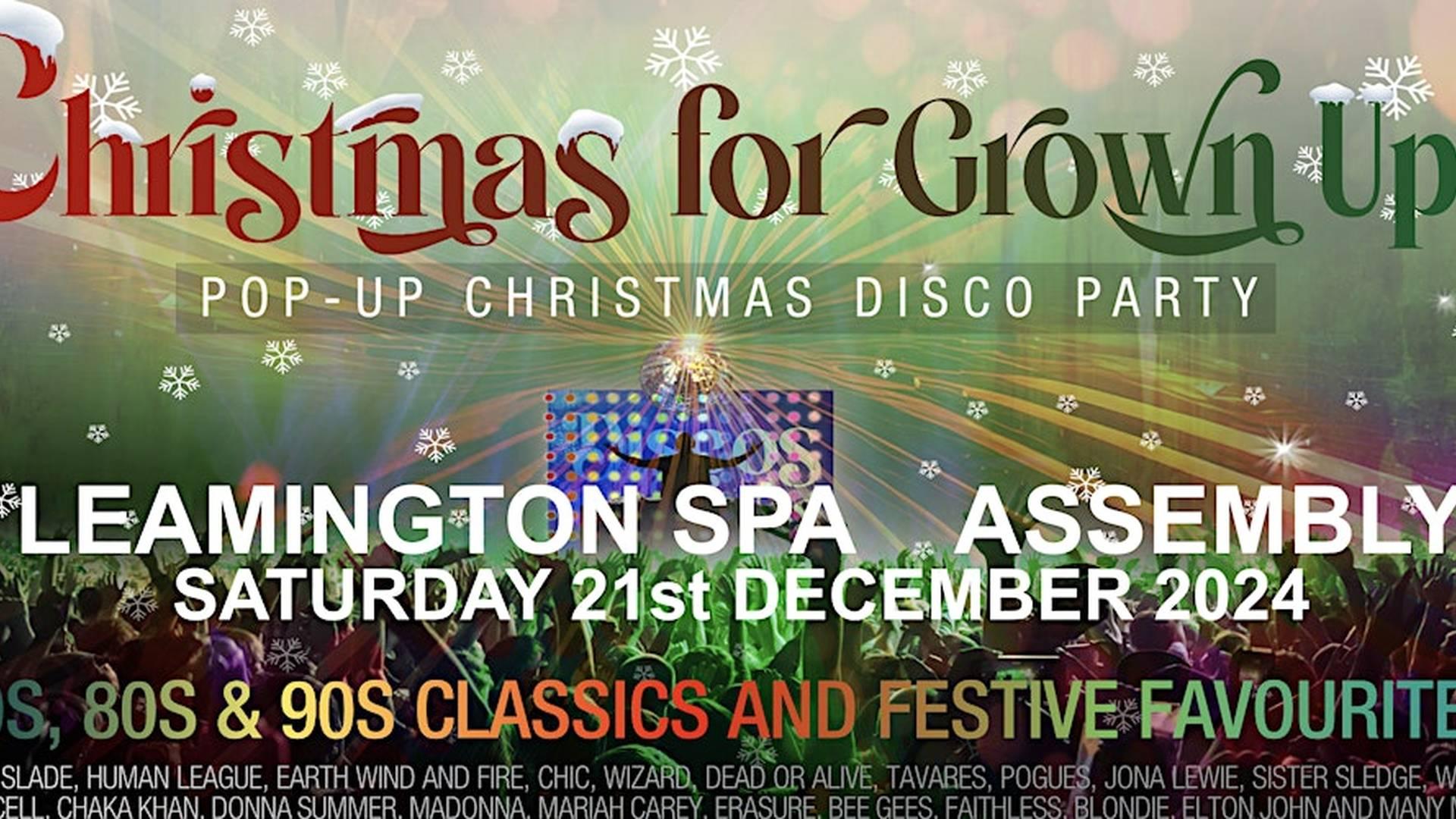 Discos for Grown ups CHRISTMAS party - THE ASSEMBLY Leamington Spa photo