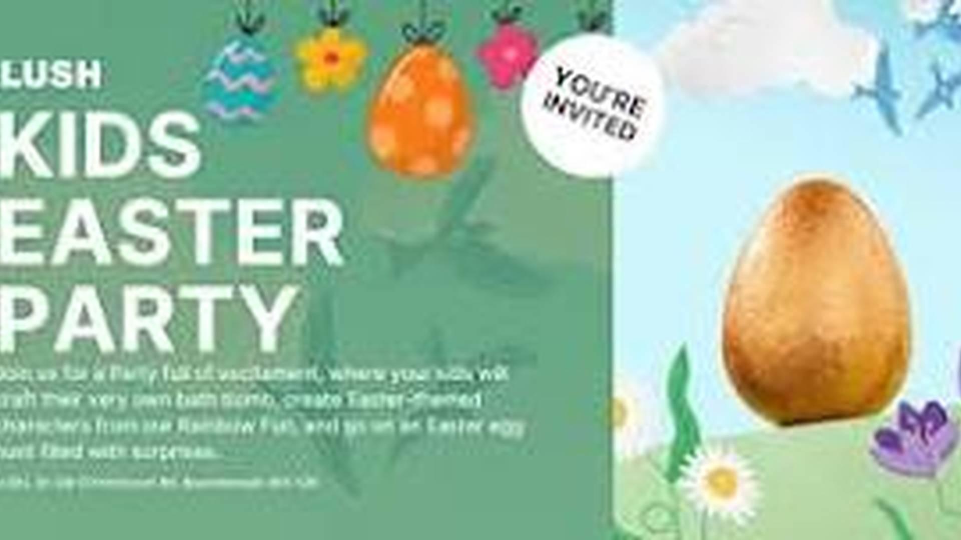 Kids Easter Party: Bath Bombs, Egg Hunt & more at Lush Bournemouth! photo