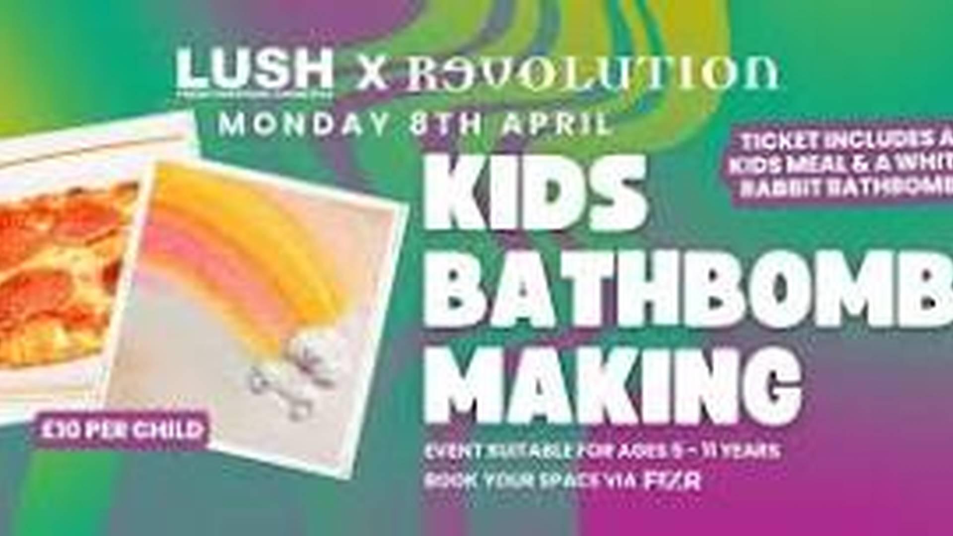 Kids Easter Holiday Bathbomb Making with LUSH photo