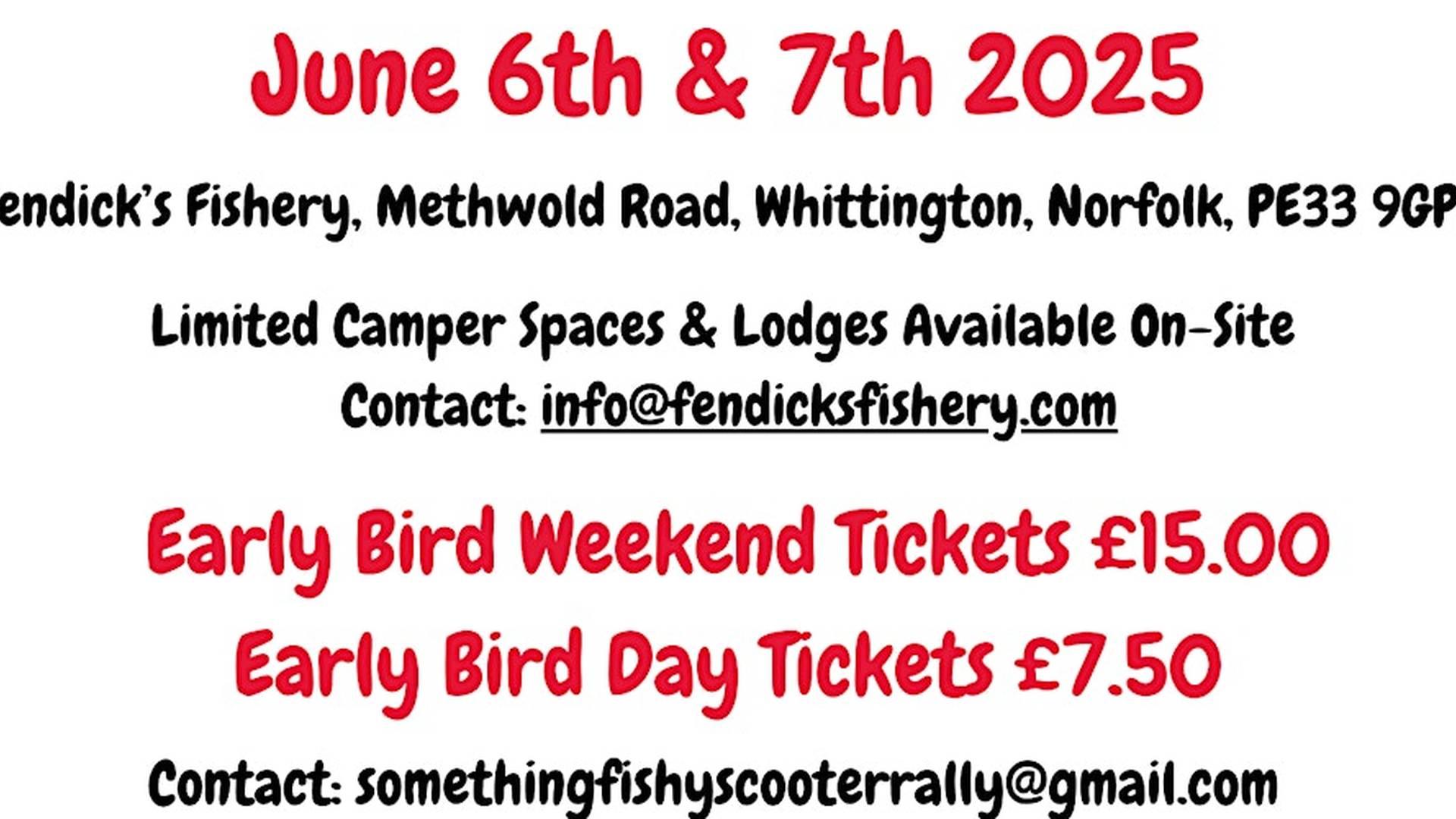 Something Fishy Scooter Rally 2025 - Early Bird Tickets! photo