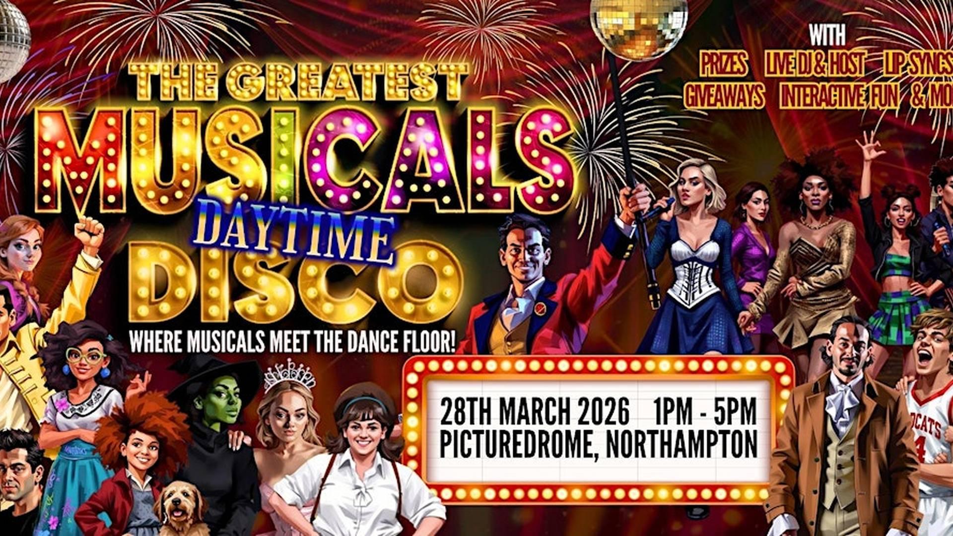 The Greatest MUSICALS Afternoon Disco - Northampton photo