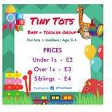 Tiny Tots at The Glebe Centre logo