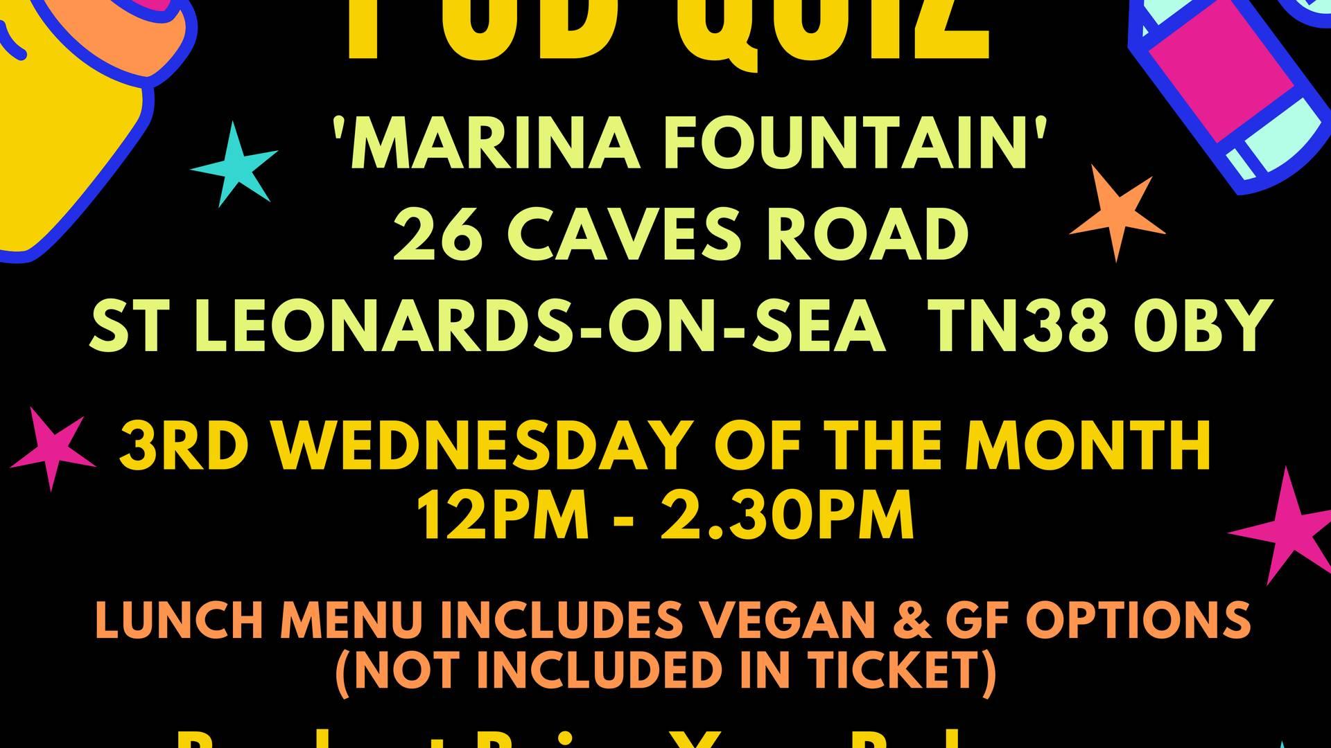 Bring Your Baby Pub Quiz @ Marina Fountain, St Leonards on Sea, Hastings photo