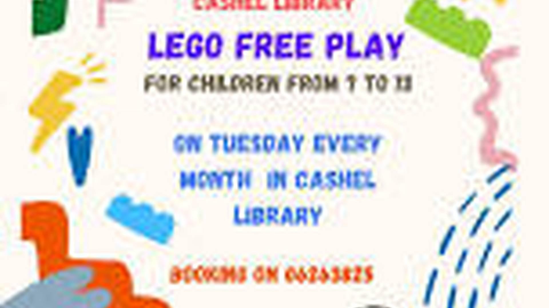 Cashel Library Lego Free Play for children photo