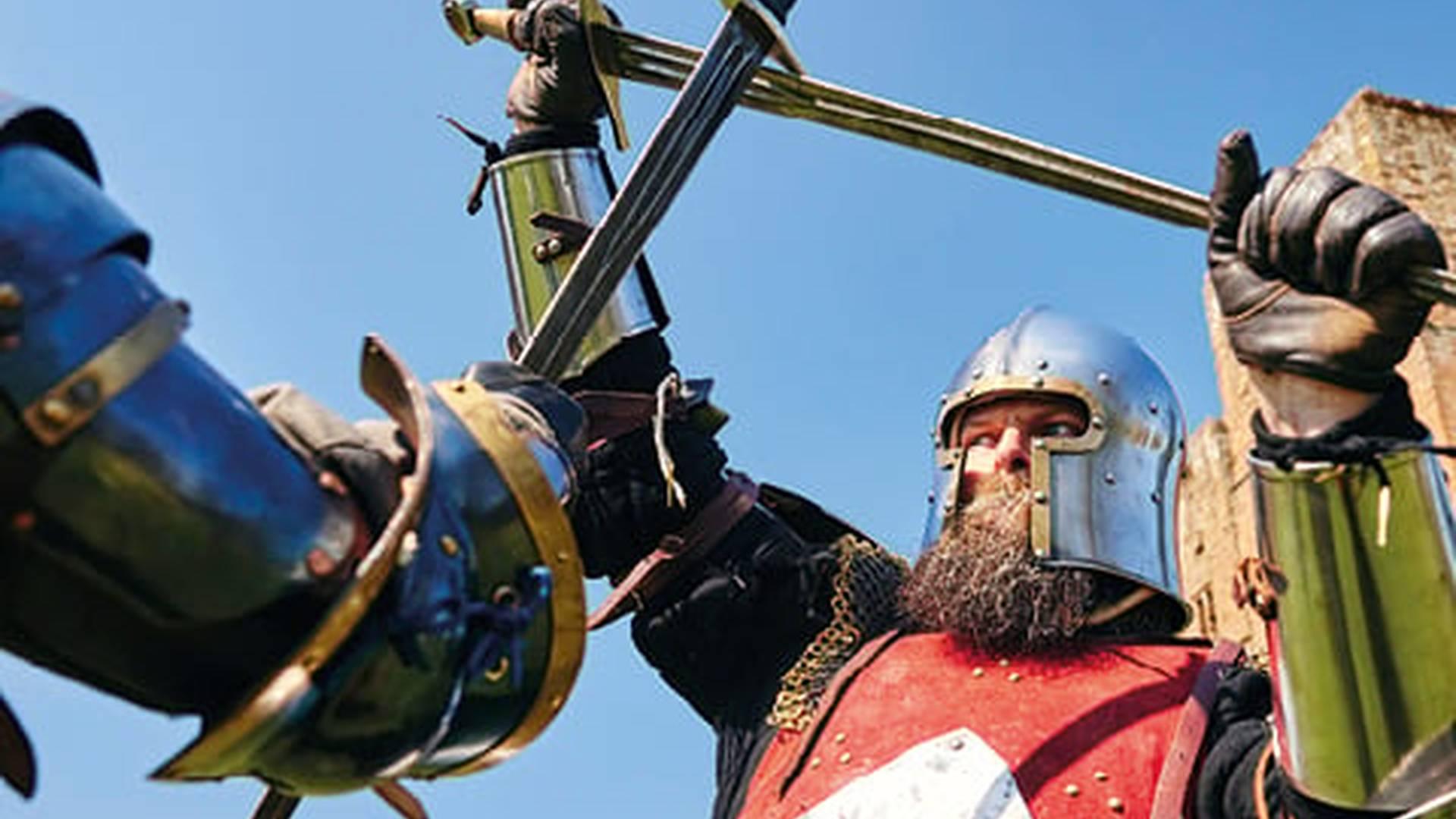 Knights' Tournament At Scarborough Castle photo