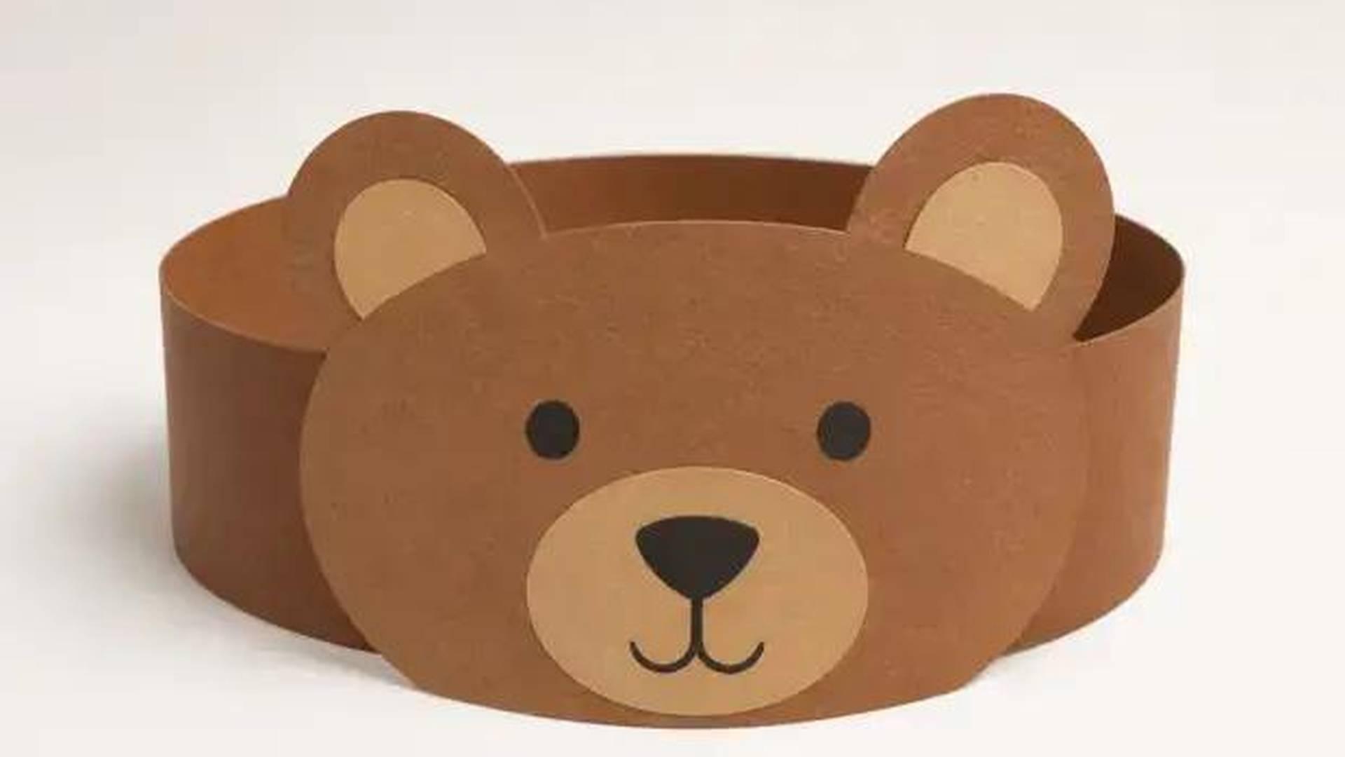 Under 5s 'We're Going On A Bear Hunt' Headband Craft photo