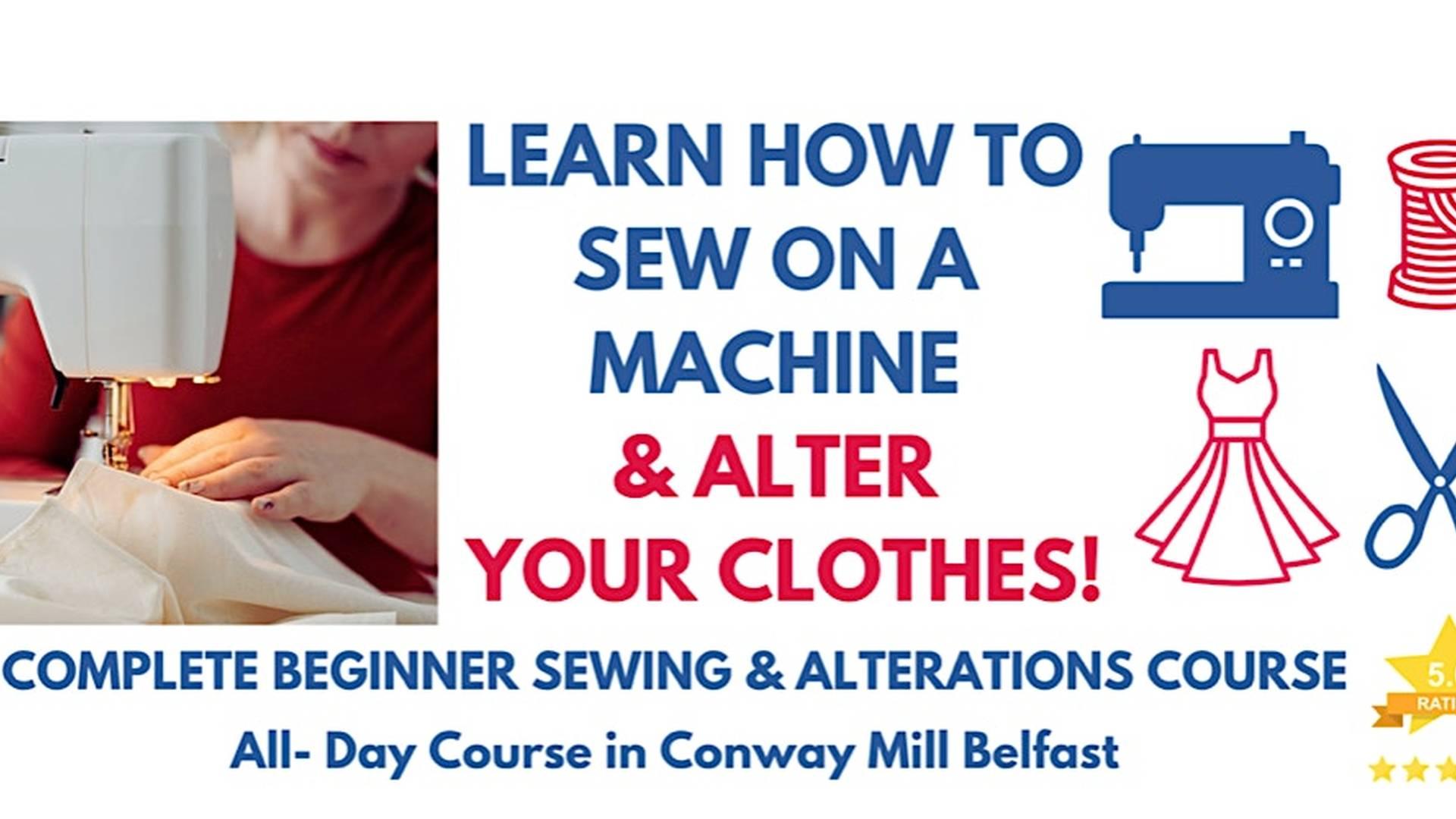 BEGINNERS INTRODUCTION TO SEWING & GARMENT ALTERATIONS: Sat 25th January photo