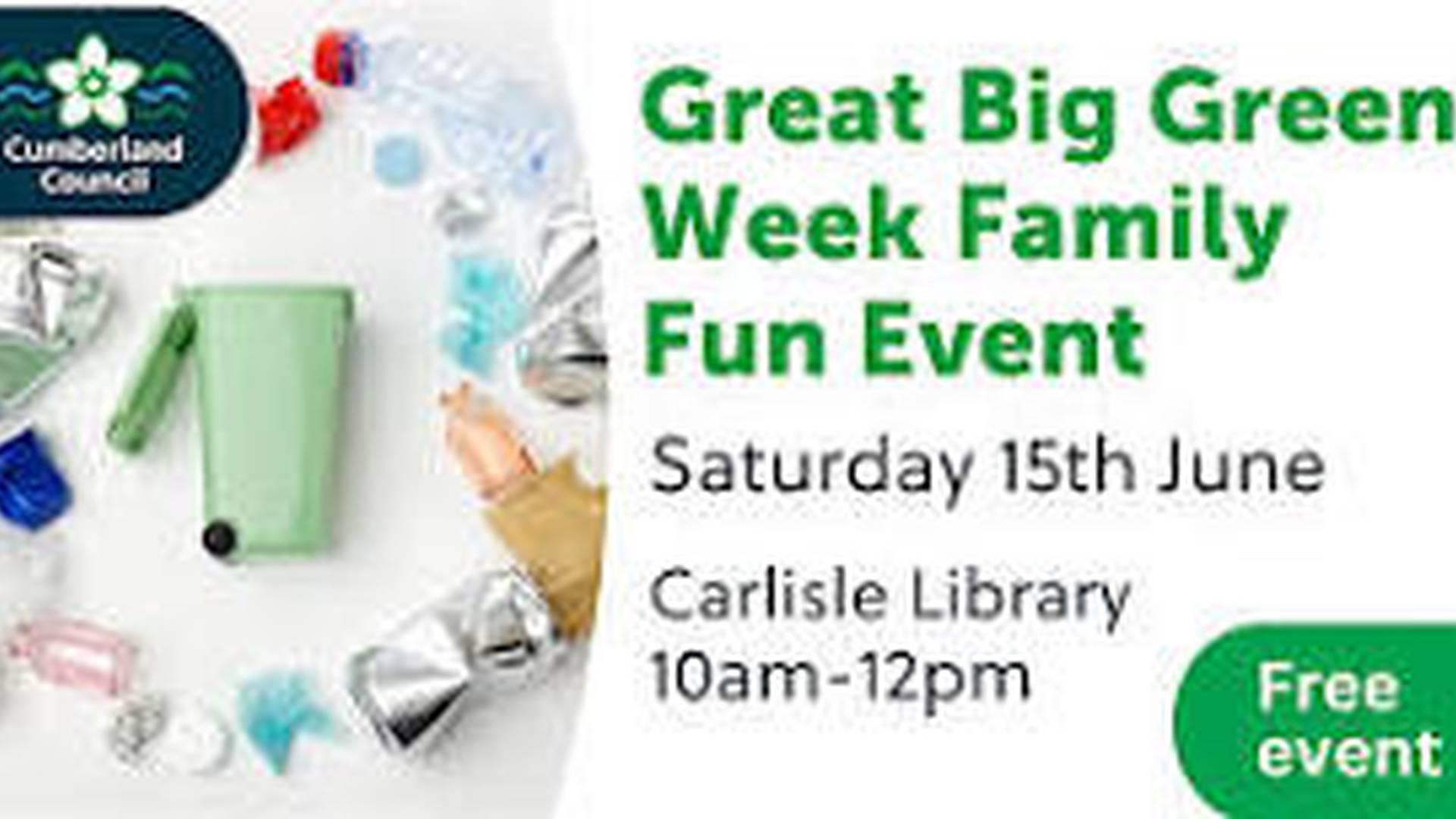 Great Big Green Week Family Fun Event at Carlisle Library photo