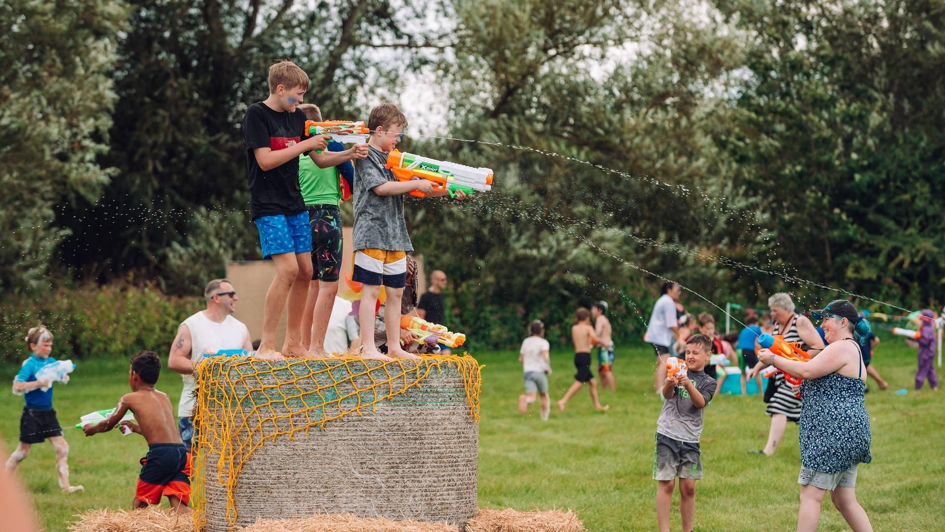 Massive Family Waterfight photo