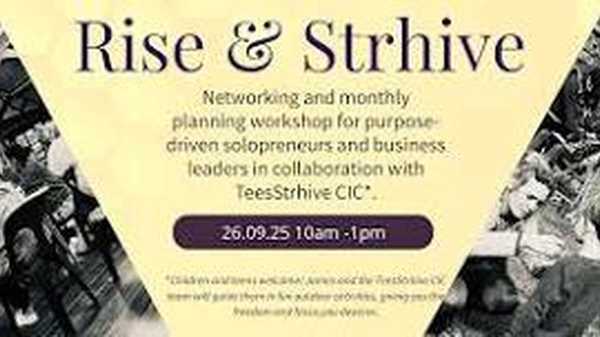 Rise & Strhive - Monthly Networking and Business Planning photo