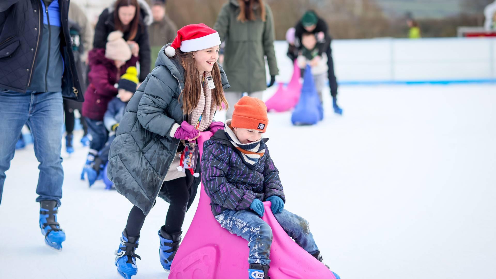 Festive Outdoor Ice Skating photo