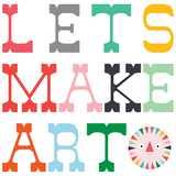 Let's Make Art logo