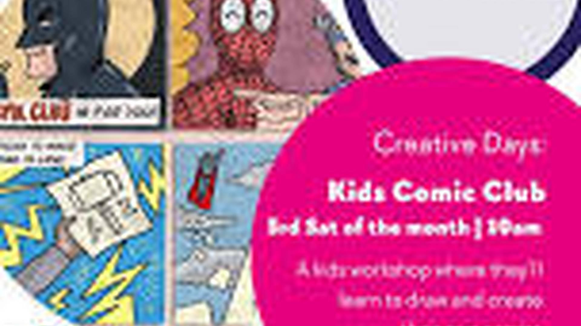 Kids Comic Club with Big Dipper Arts photo