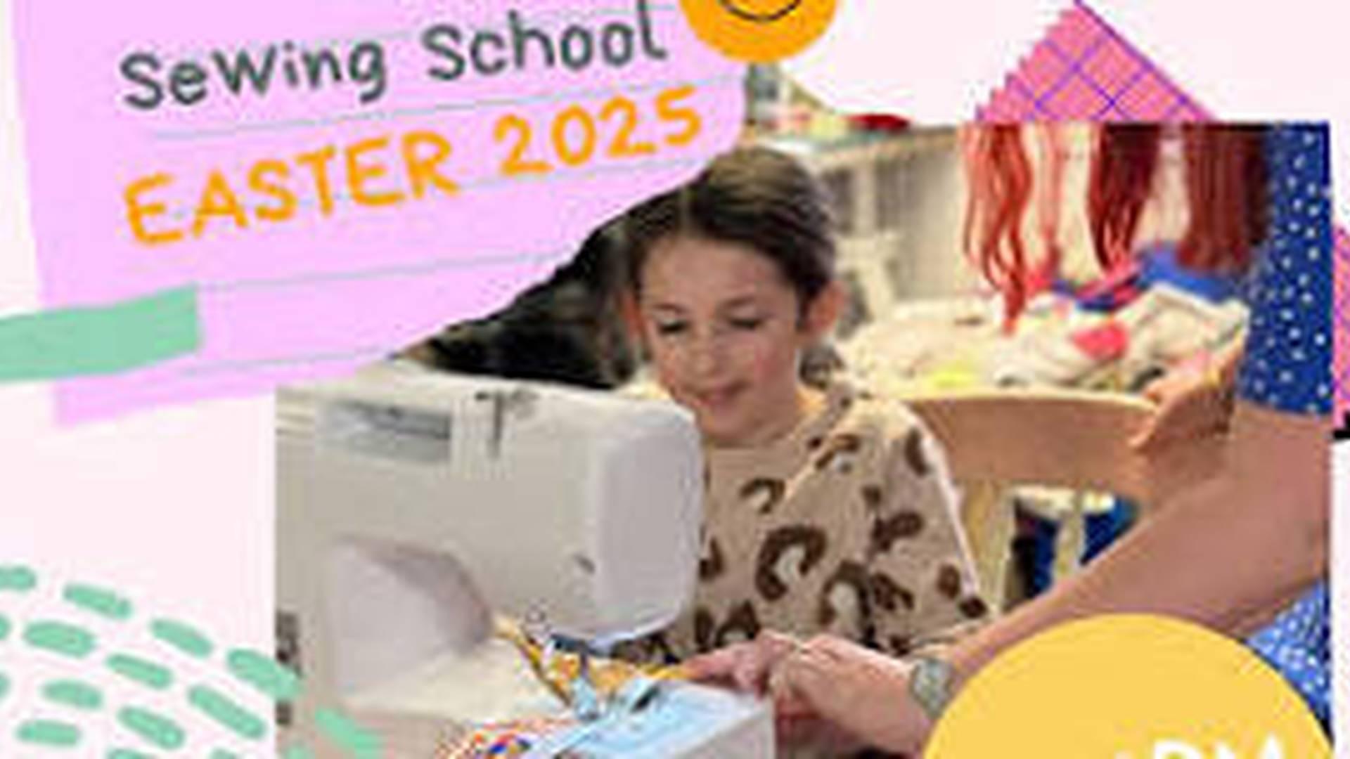 Easter Holidays- Sewing School for Children- Lets sew an apron & chefs hat! photo