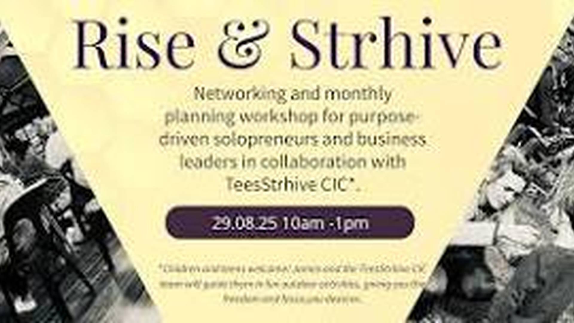 Rise & Strhive - Monthly Networking and Business Planning photo