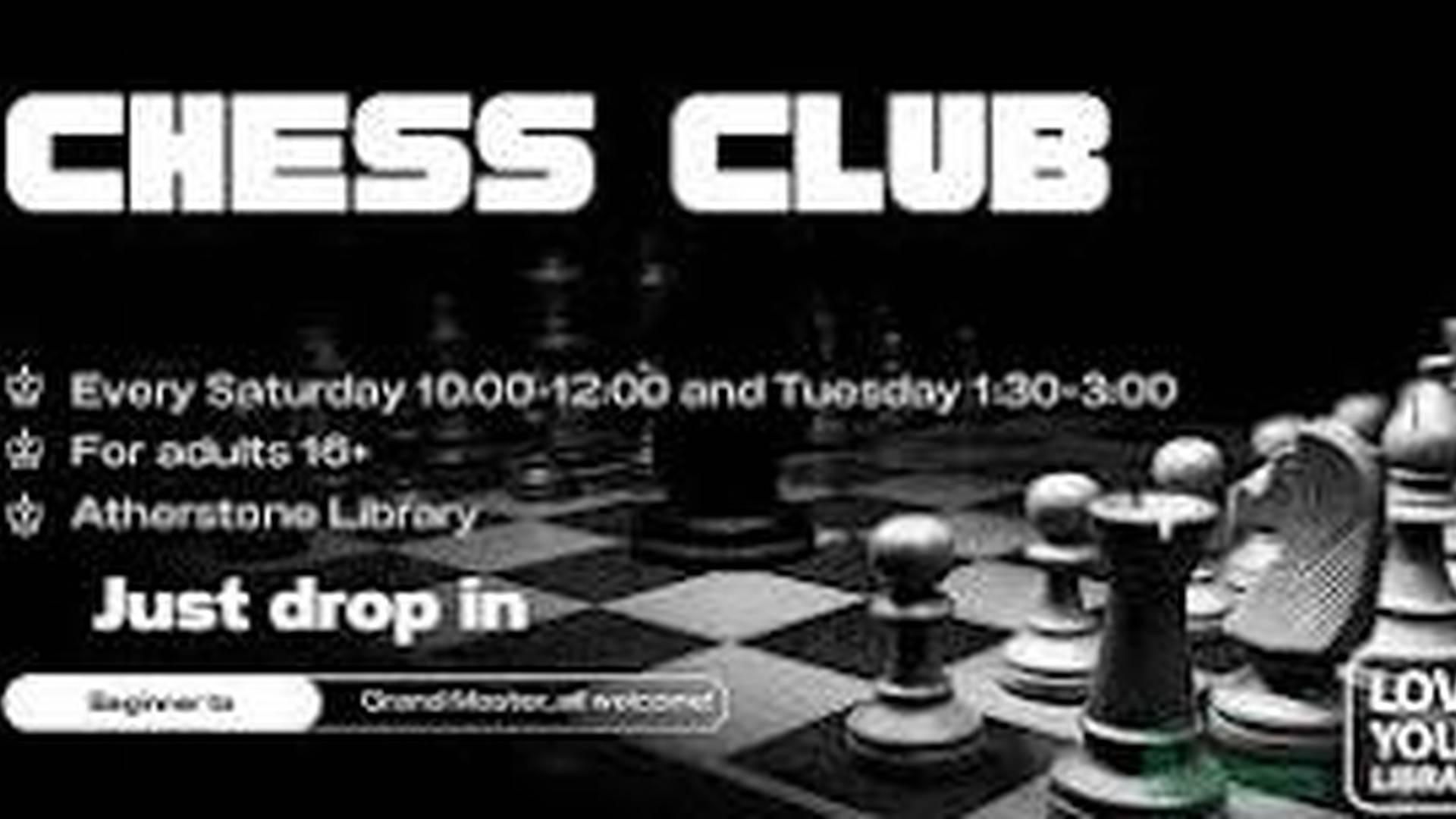 Chess Club @ Atherstone Library. Drop In, No Need to Book. photo