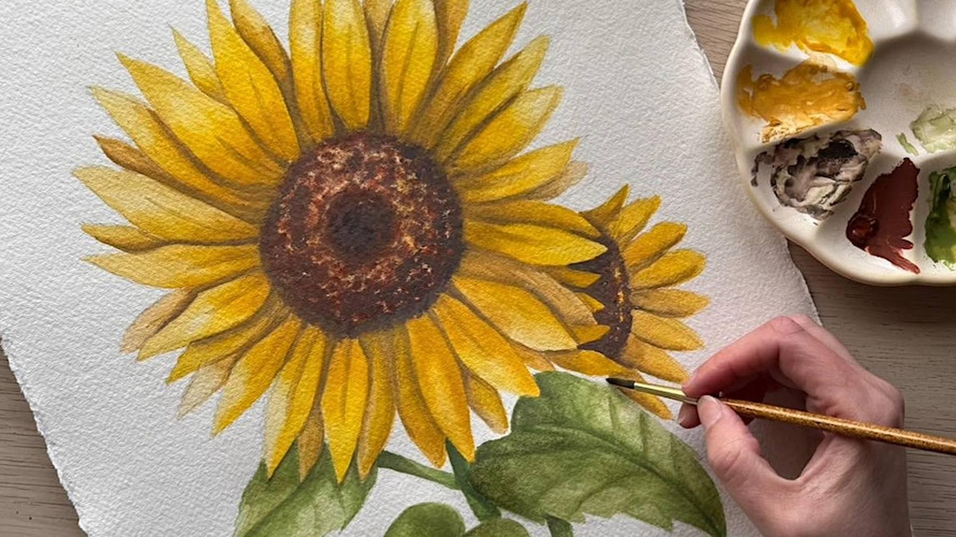 Botanical Watercolour Painting for Beginners photo