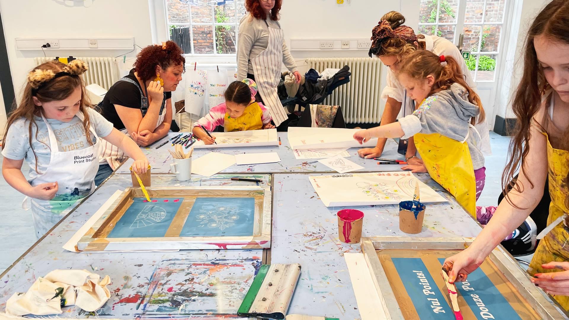 Bluecoat's Big Music Weekend: Family Print Session photo