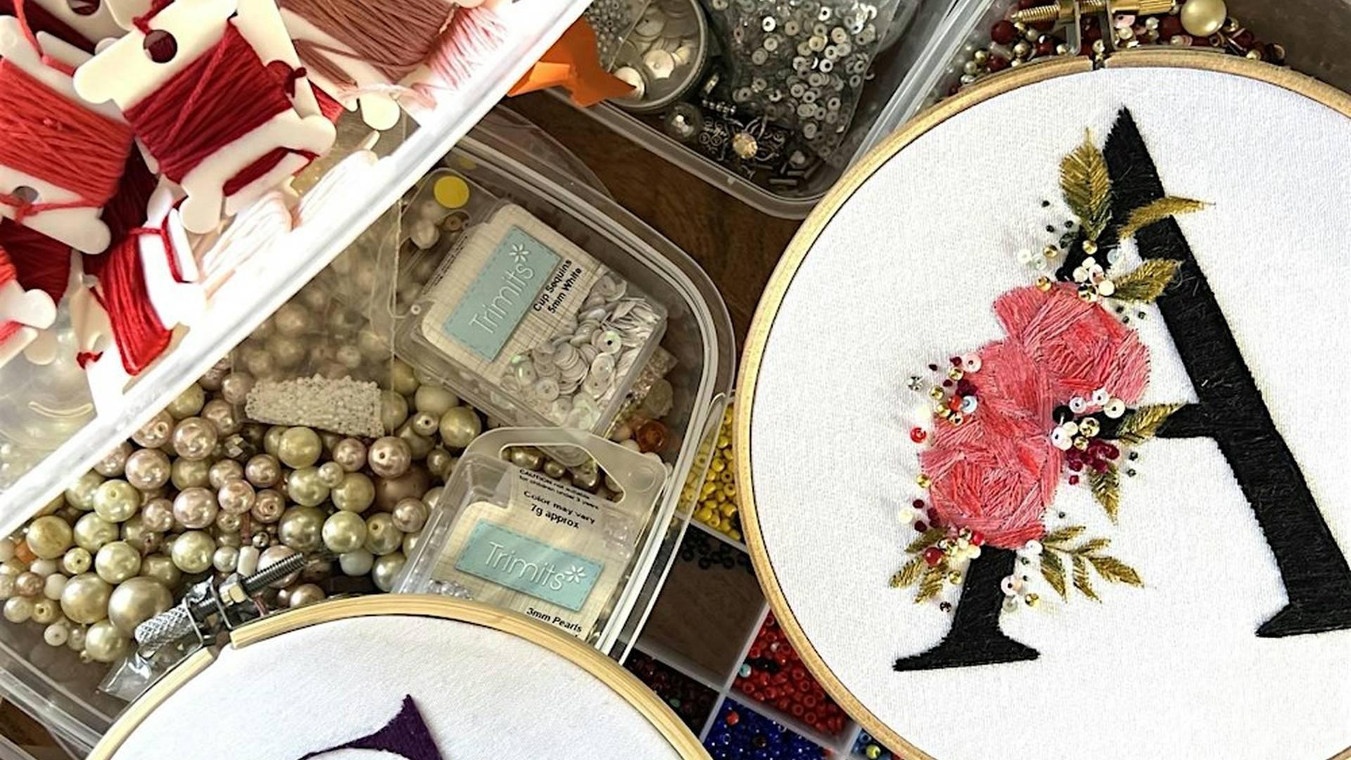 Sip & Sew Embroidery Workshop at The Prince of Wales, Putney photo