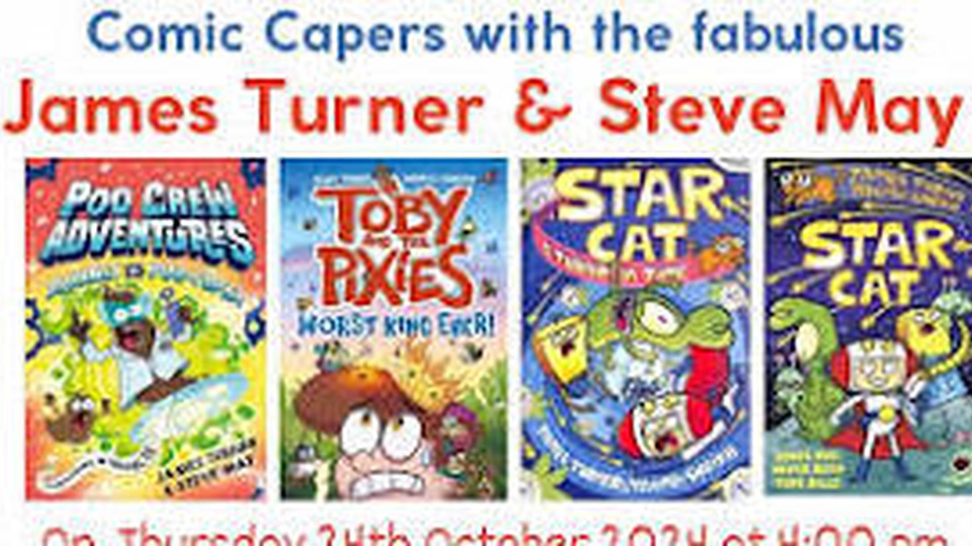 Comic Capers with James Turner and Steve May photo
