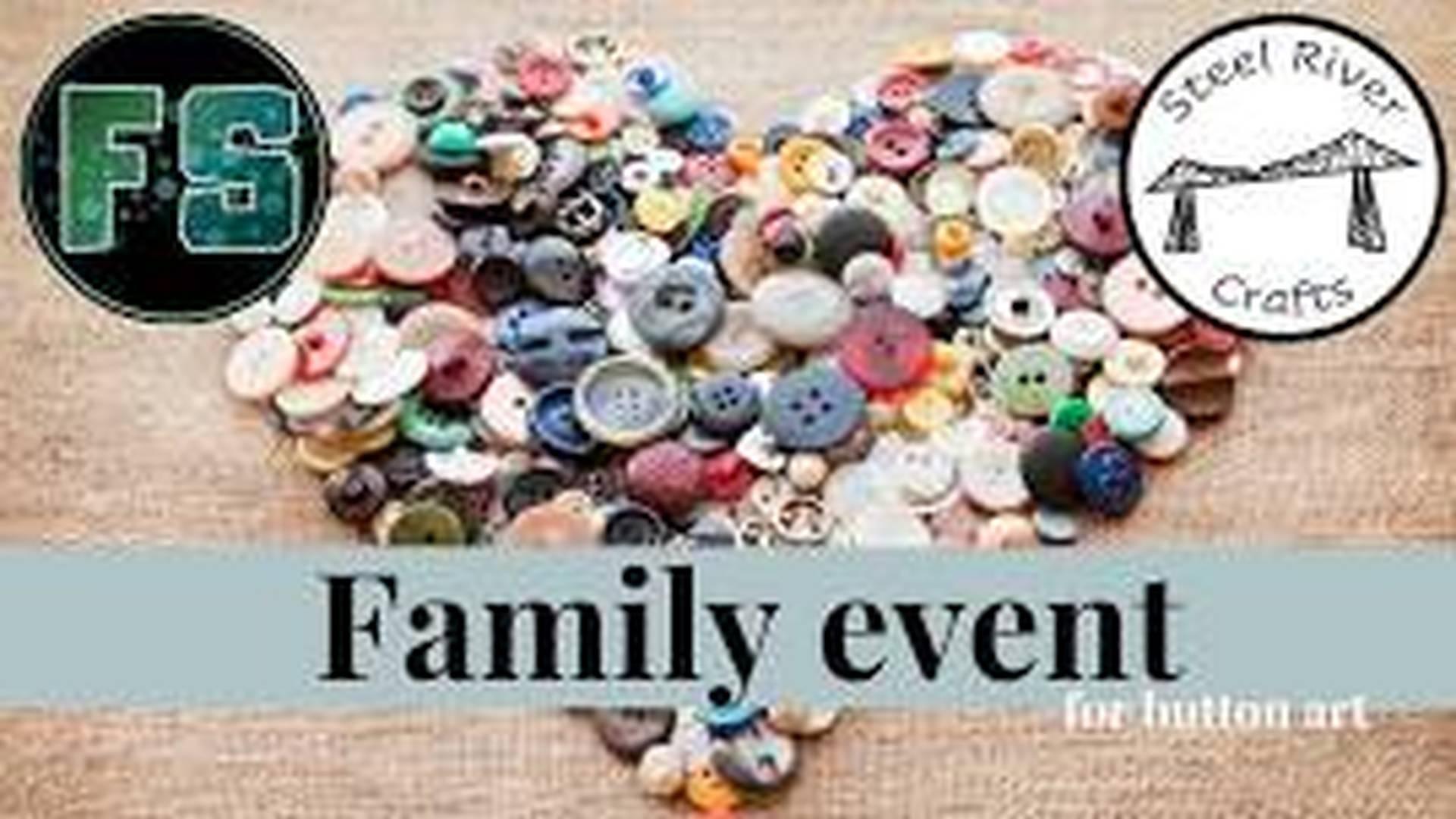 Family Event Button Art photo