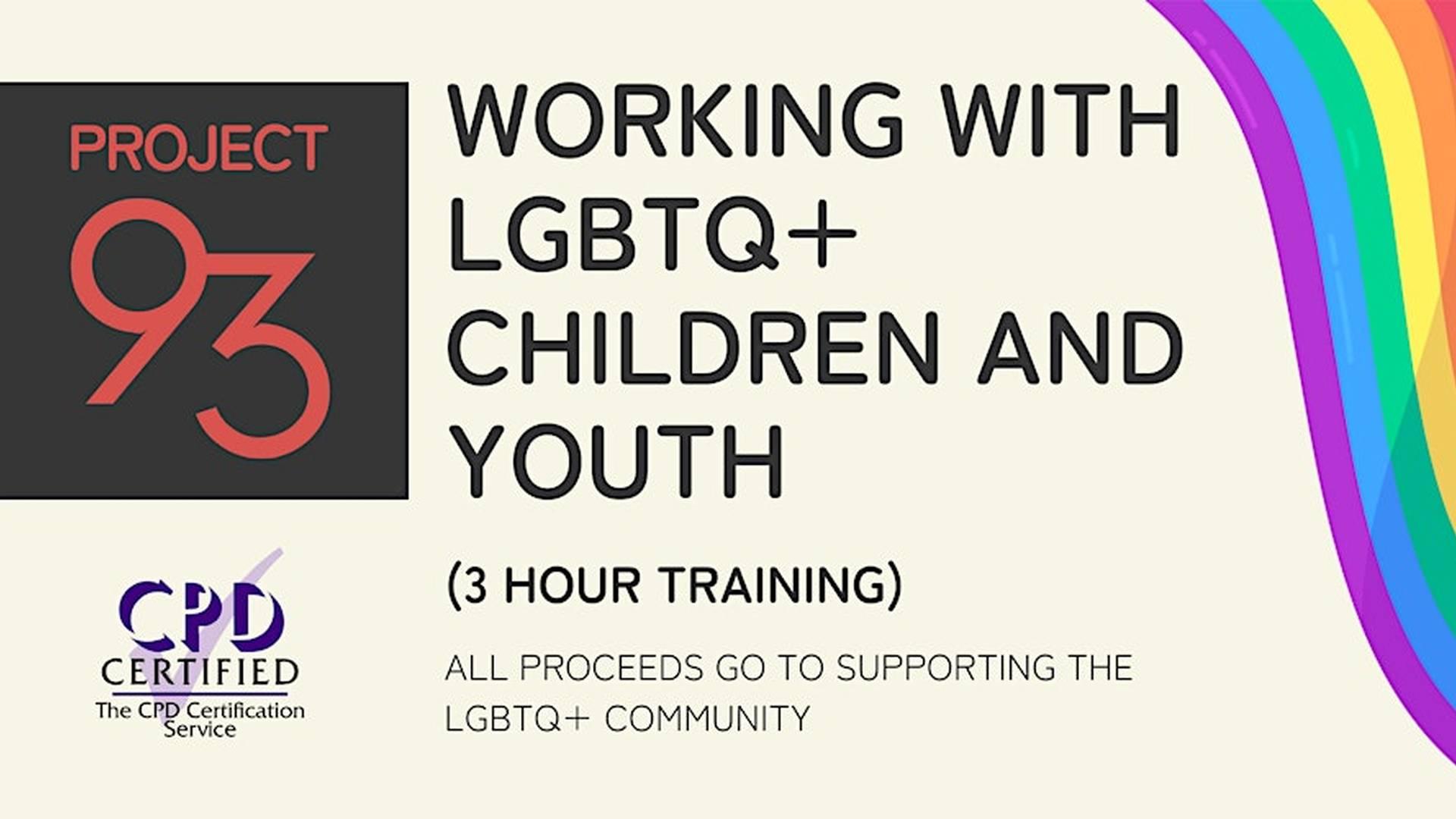 Supporting LGBTQ+ Children and Youth - CPD Accredited Training photo