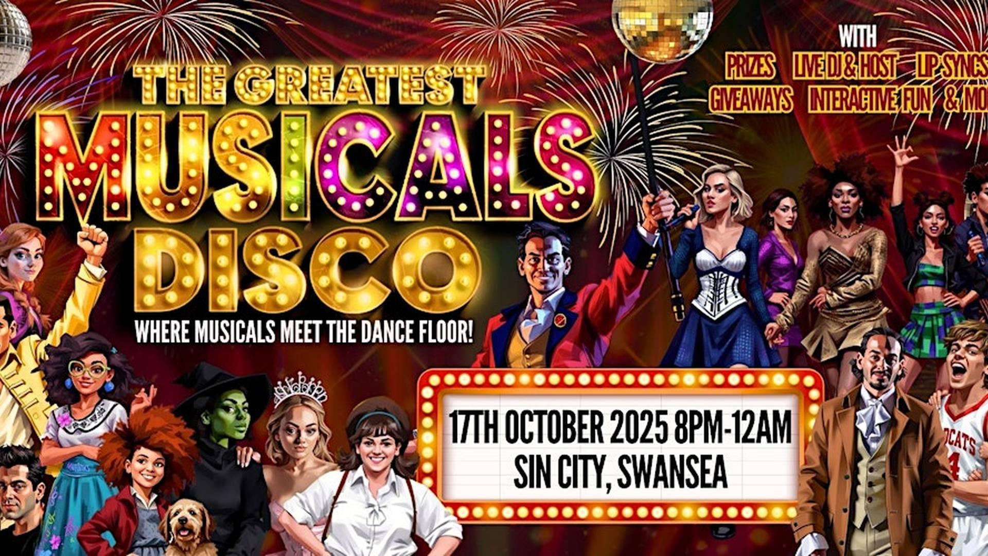 The Greatest MUSICALS Disco - Swansea photo